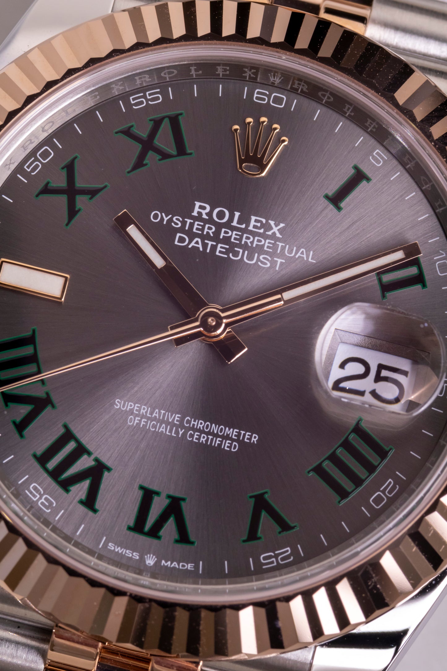 2024 Rolex Datejust 41mm "Wimbledon" Two tone RG Reference 126331
