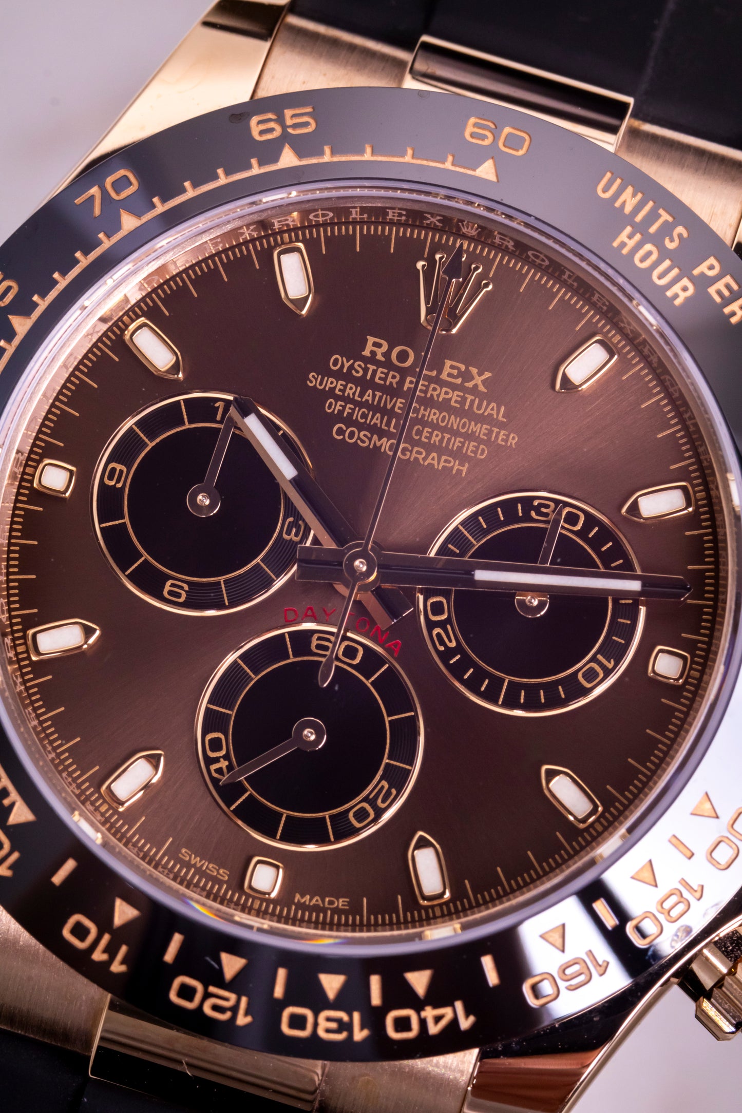 2022 Rolex Daytona Rose Gold Chocolate dial Reference 116515LN