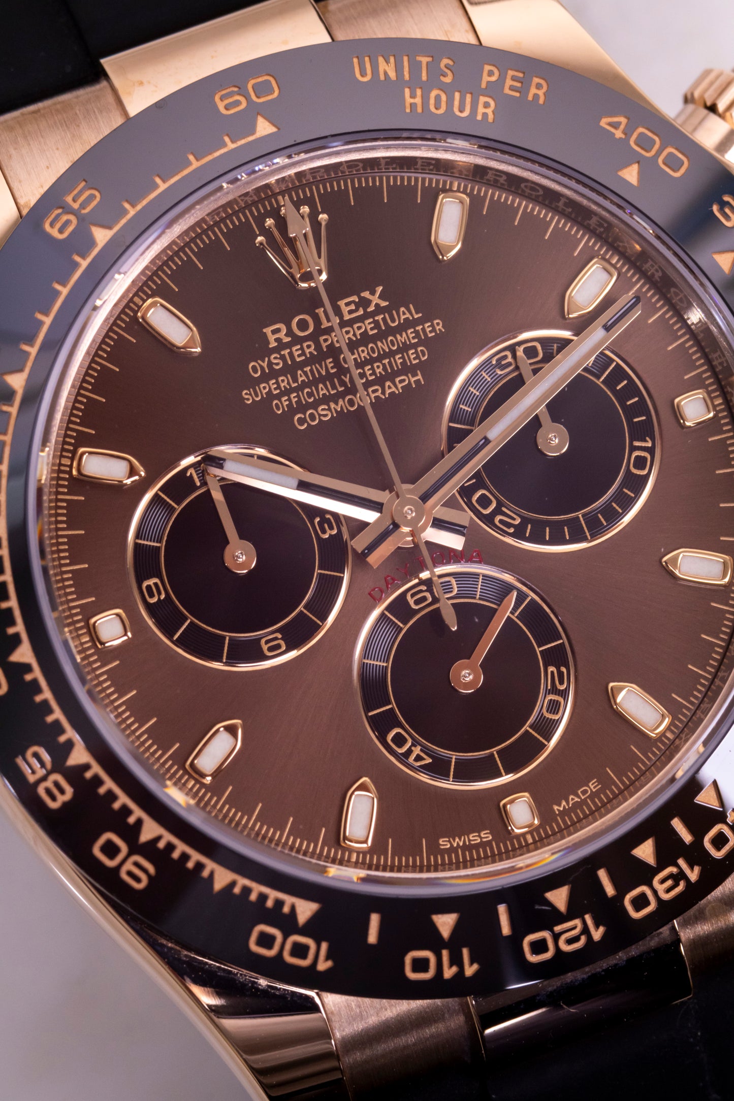 2022 Rolex Daytona Rose Gold Chocolate dial Reference 116515LN