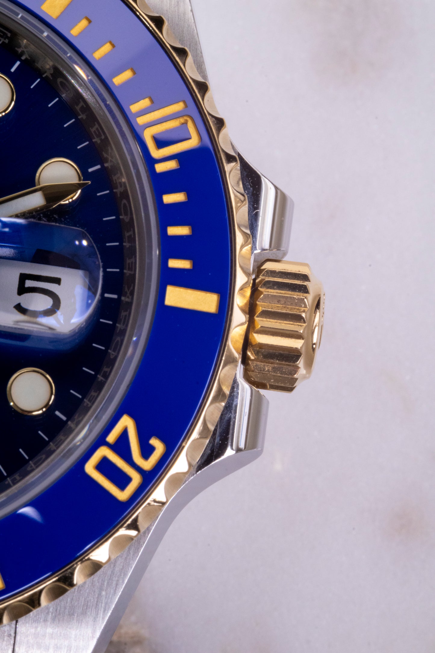 2022 Rolex Submariner Two Tone Yellow Gold "Bluesy" Reference 126613LB