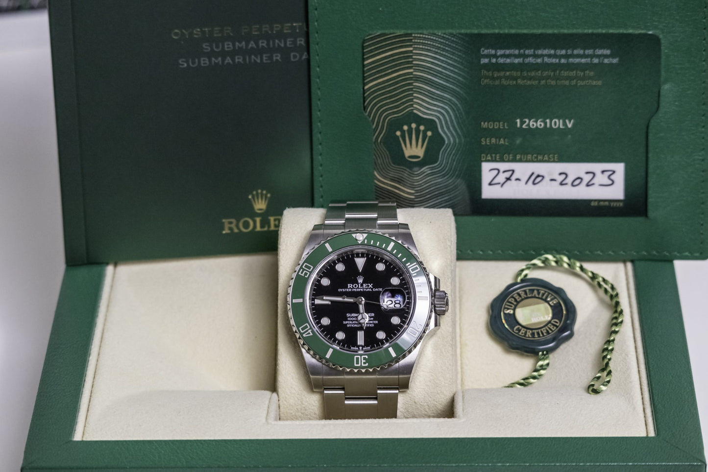 2023 Rolex Submariner Date 41mm “Starbucks” Reference 126610LV