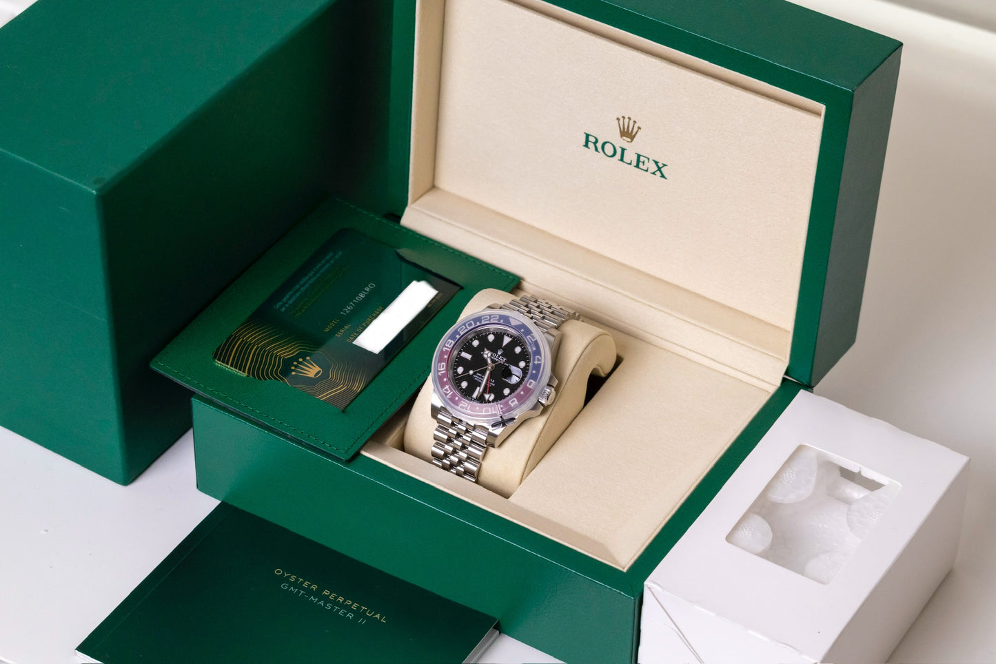 Rolex GMT Master II Pepsi Jubilee Reference 126710BLRO