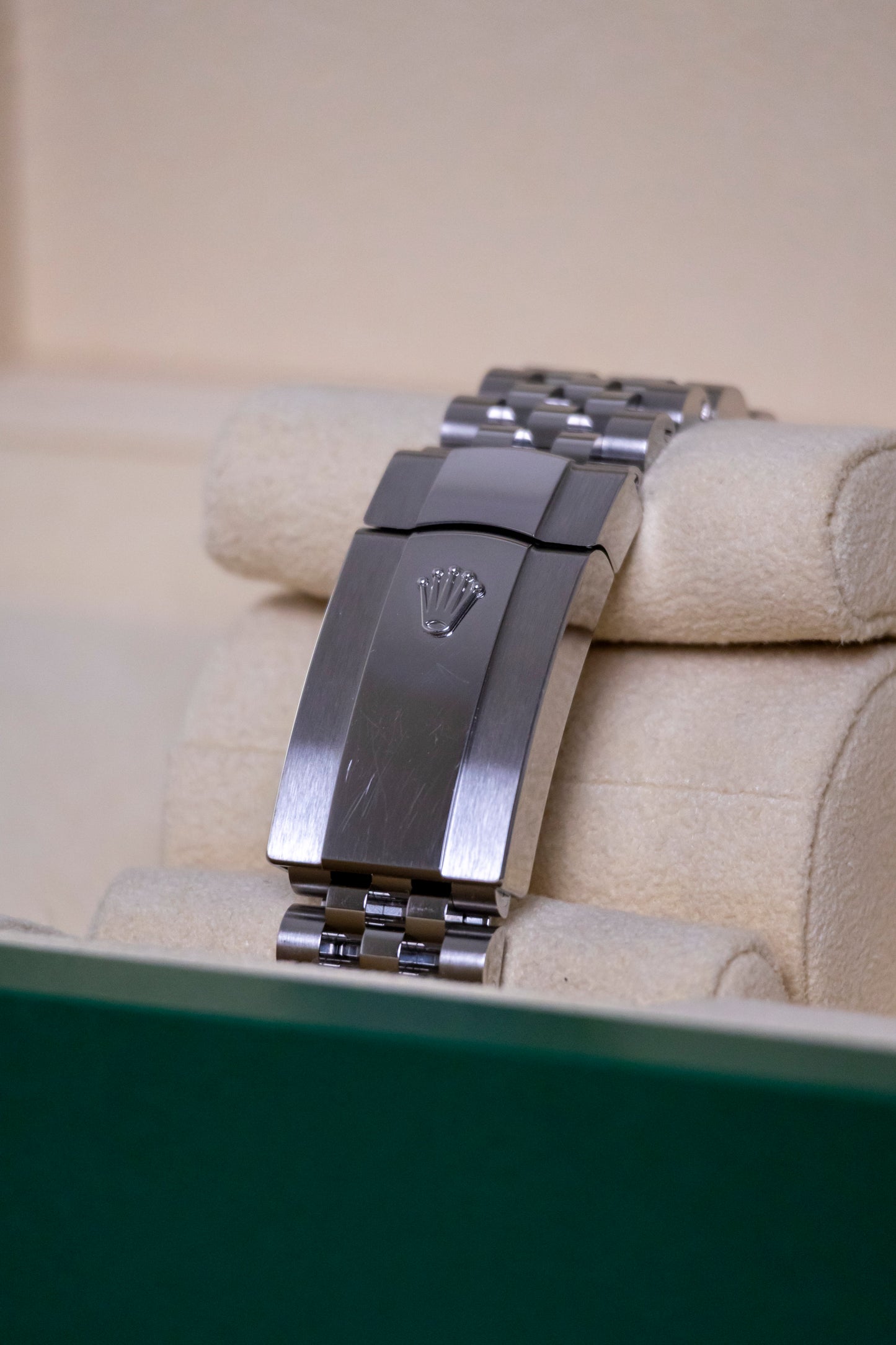 Rolex Datejust 36mm Discontinued Green Palm Motif dial Reference 126234