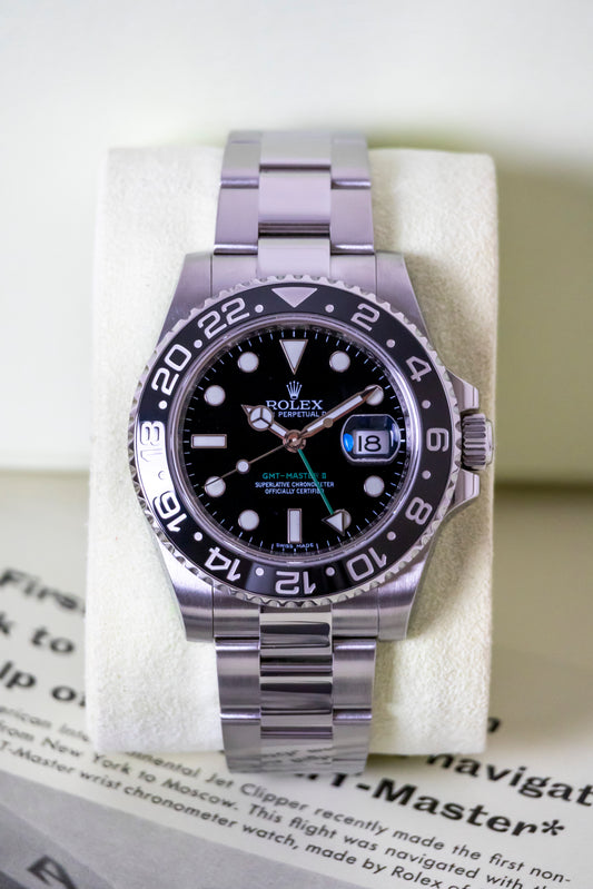 Rolex GMT Master II Green Arrow Reference 116710LN