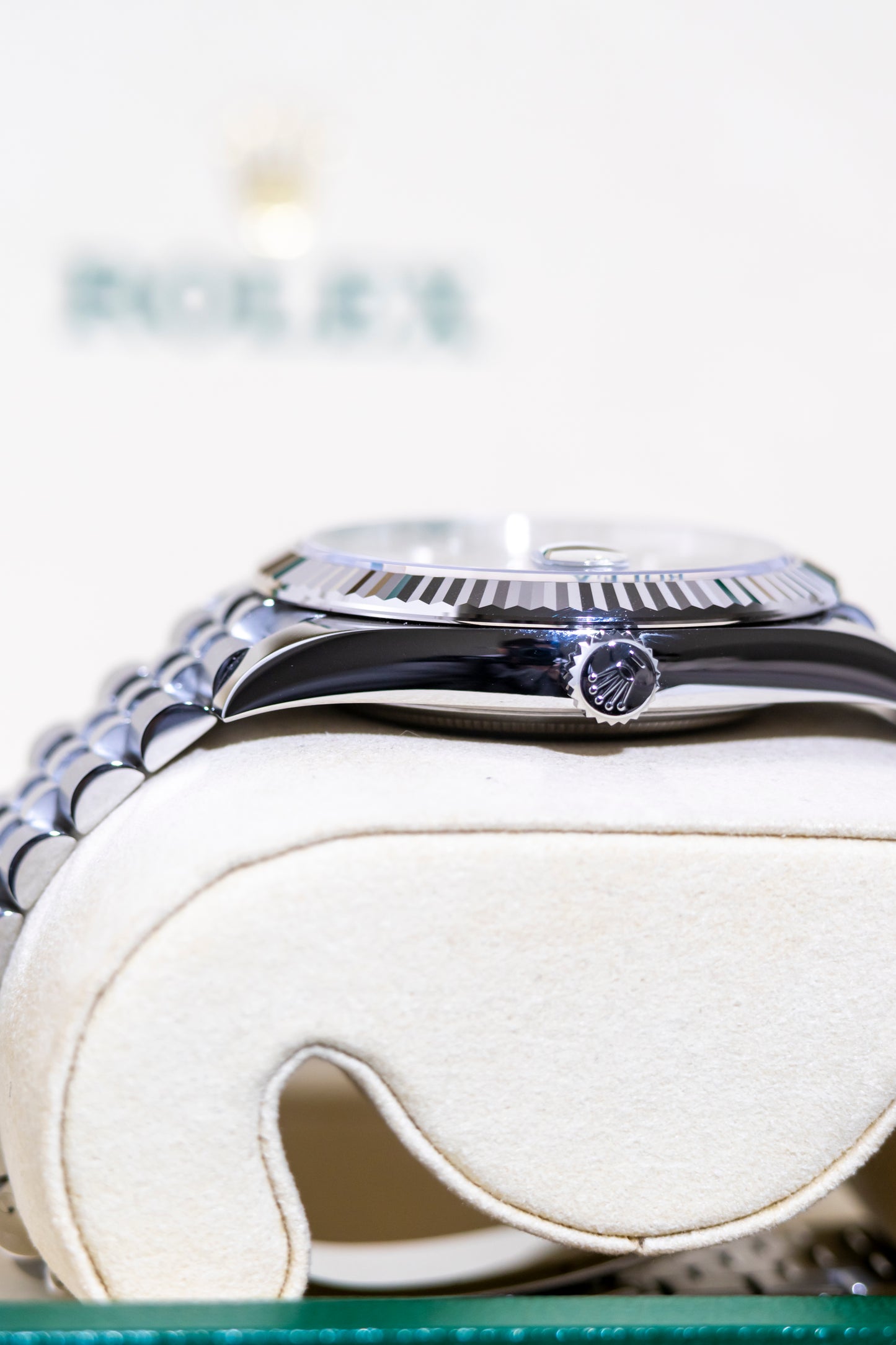 Rolex Datejust 41mm Mint Green Fluted Jubilee Reference 126334