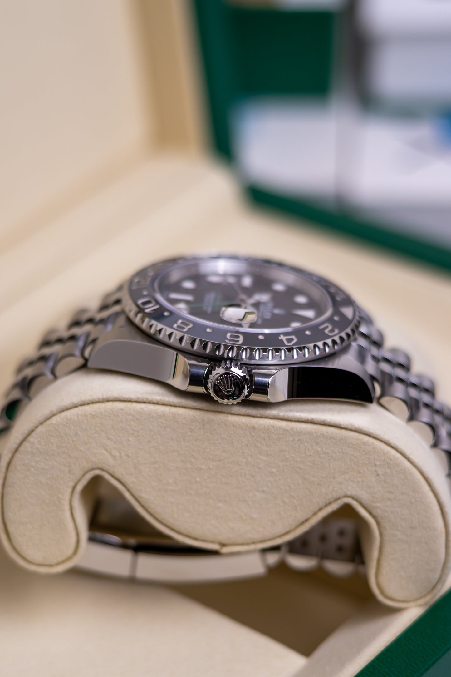 Rolex GMT Master II Bruce Wayne Jubilee Reference 126710GRNR