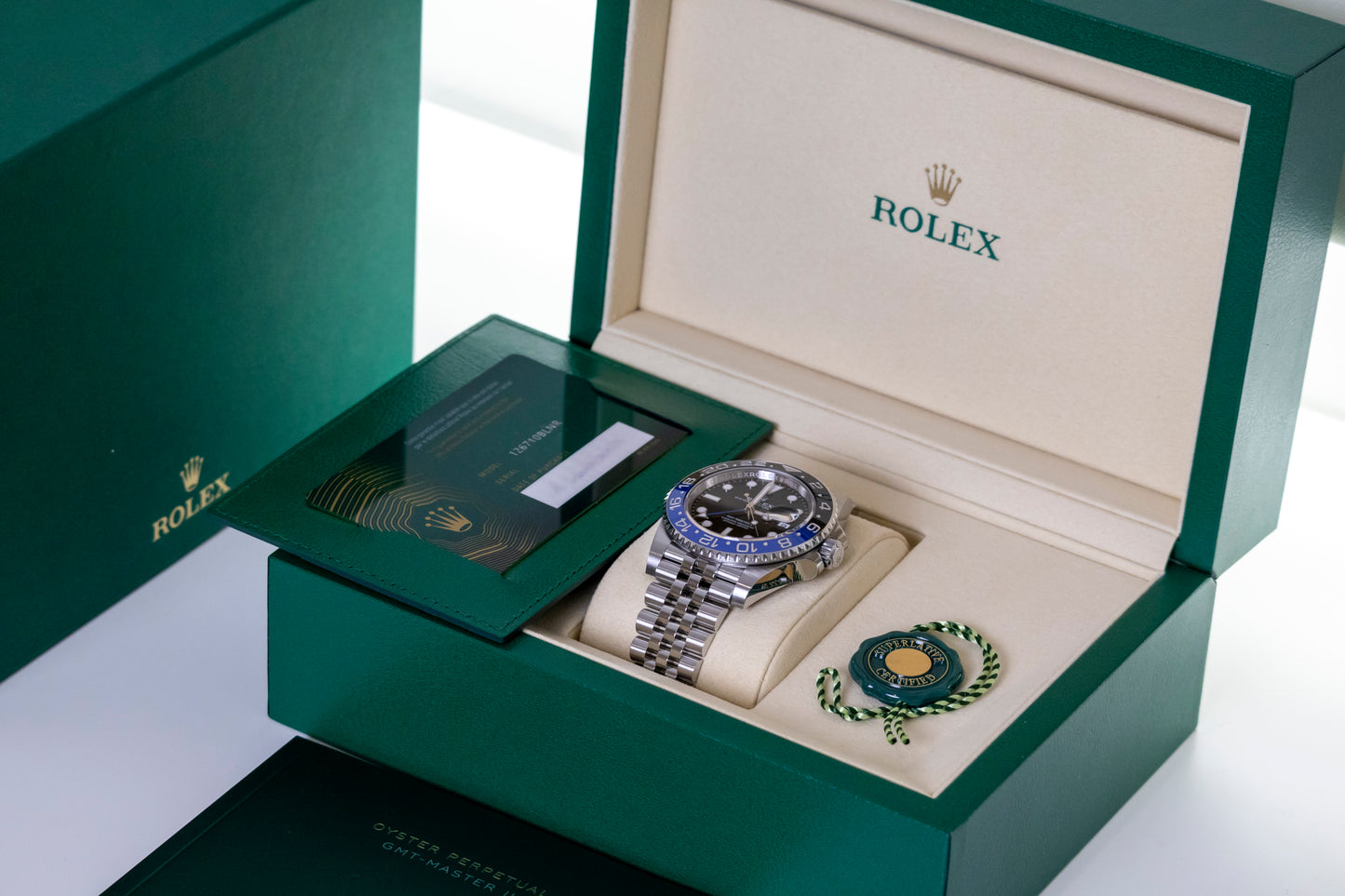 Rolex GMT Master II Batgirl Reference 126710BLNR