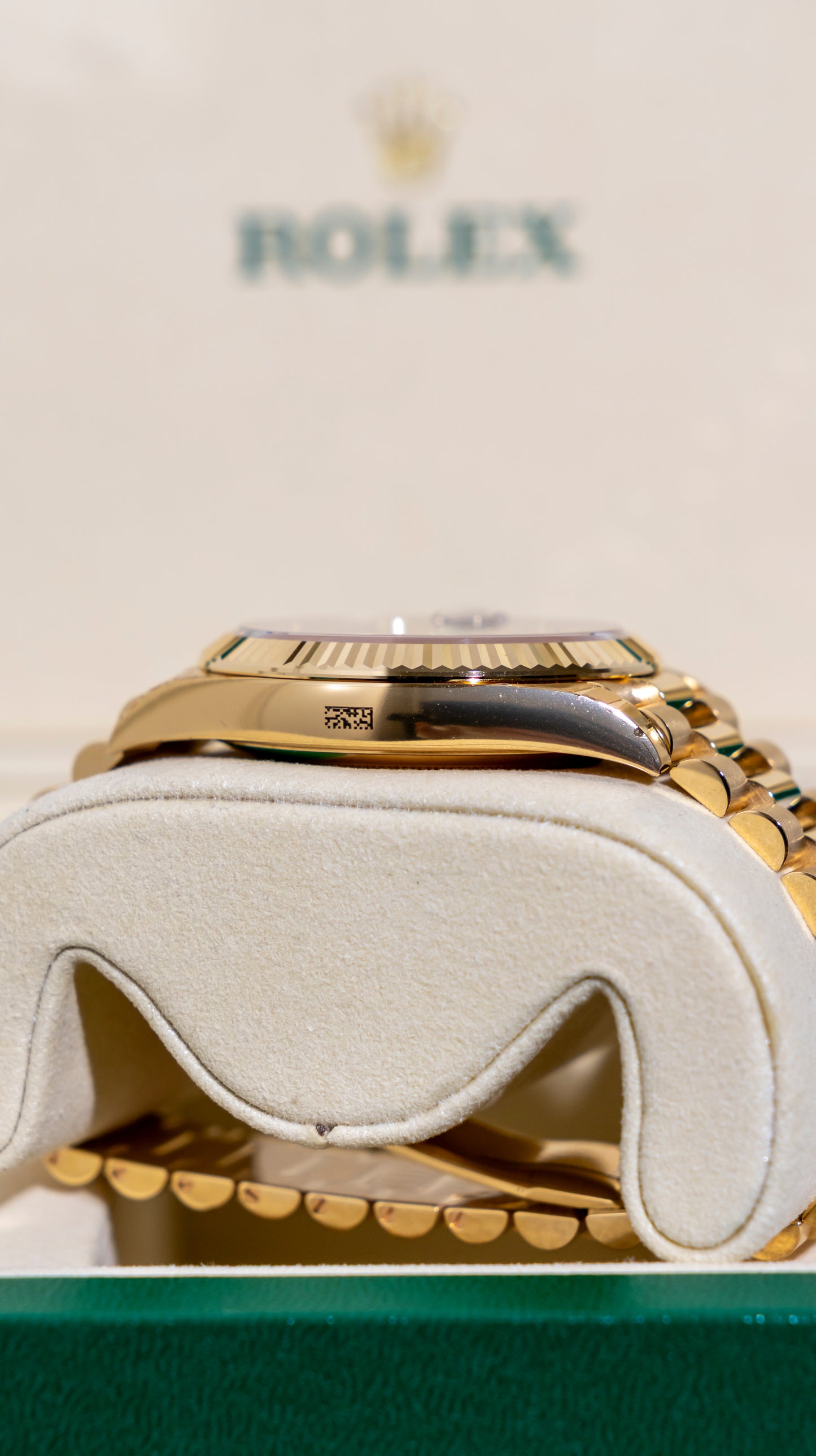 Rolex Day Date Yellow Gold Ombre Green 40mm Reference 228238