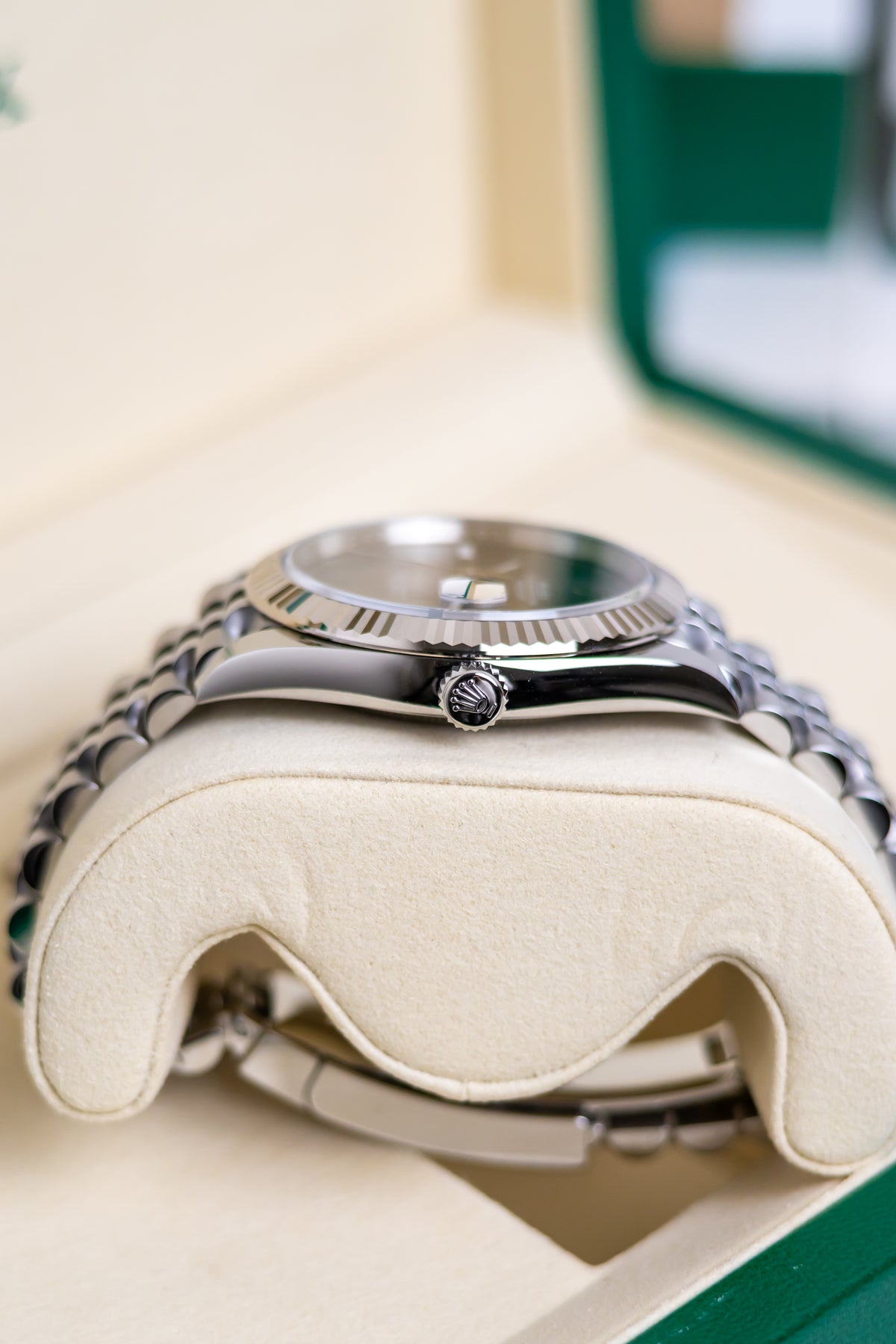 Rolex Datejust 41mm Wimbledon Fluted Jubilee Reference 126334