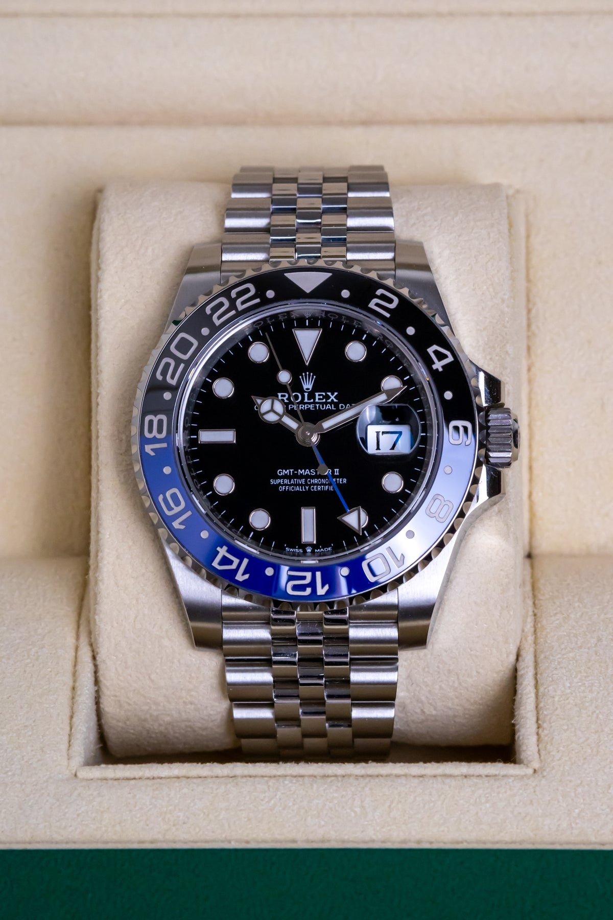 Rolex GMT Master II Batgirl Reference 126710BLNR