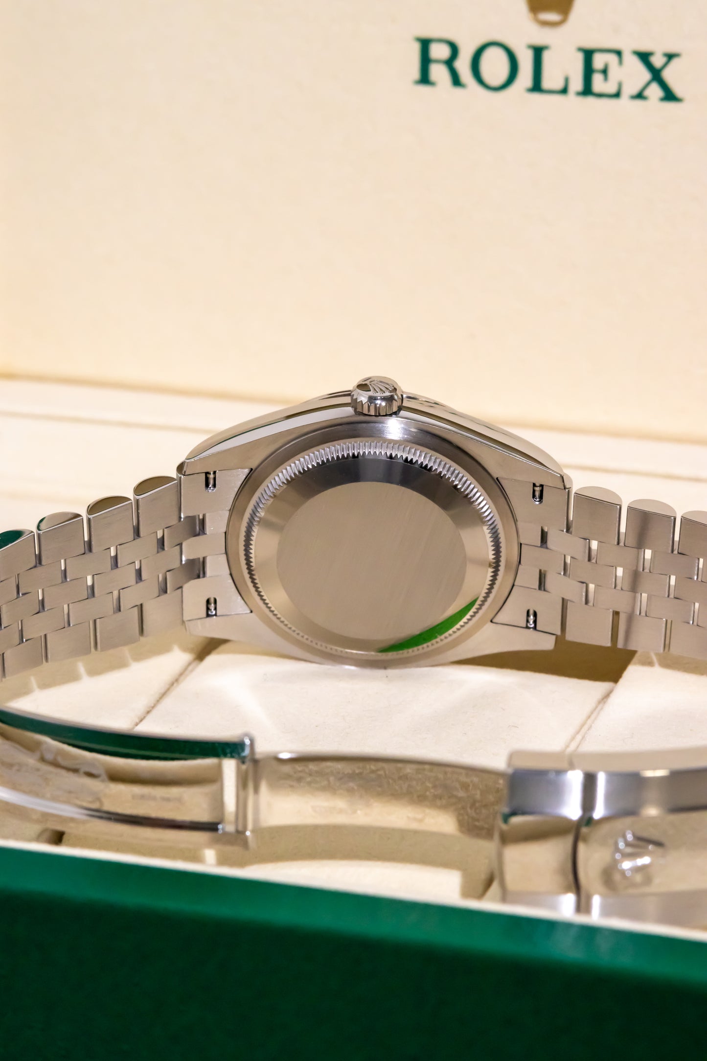 Rolex Datejust 36mm Ombre Green Fluted Jubilee Reference 126234