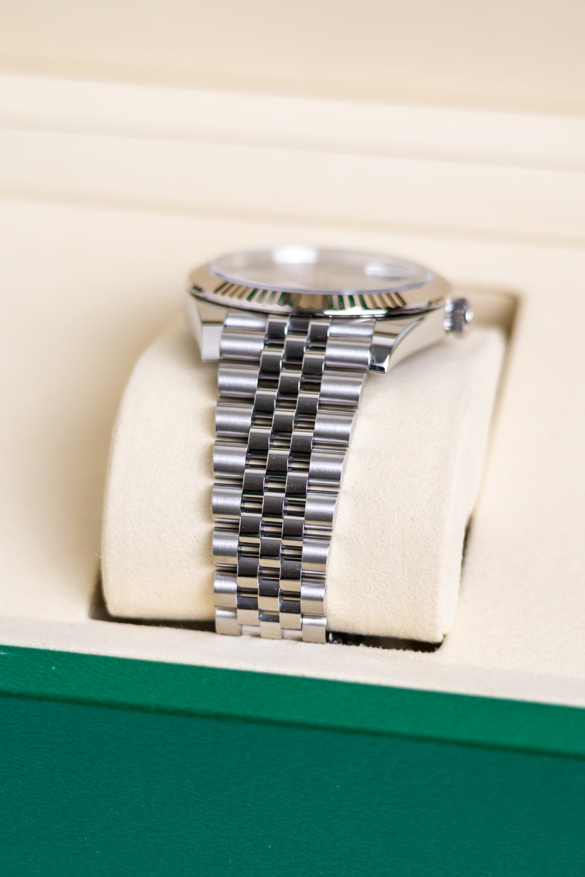 Rolex Datejust 41mm Wimbledon Fluted Jubilee Reference 126334
