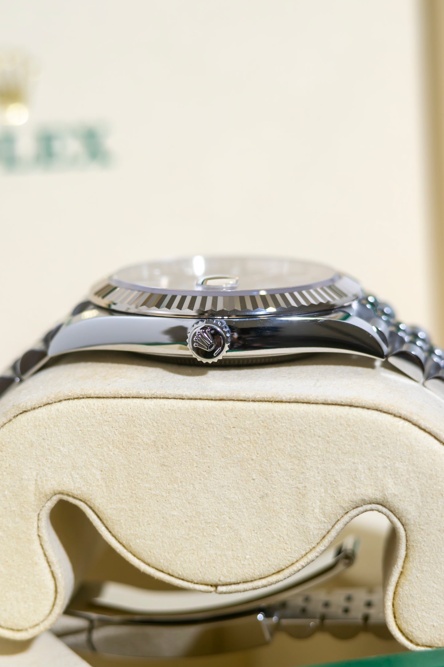 Rolex Datejust 41mm Blue Dial Fluted Jubilee Reference 126334