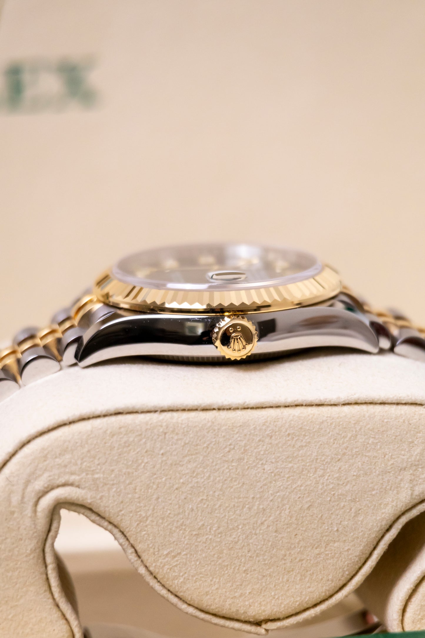 Rolex Datejust 31mm Two Tones YG Olive dial Reference 278273