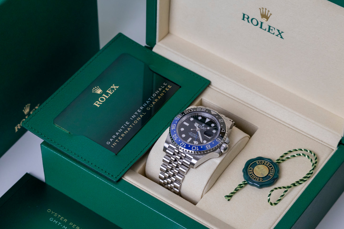 Rolex GMT Master II Batgirl Reference 126710BLNR