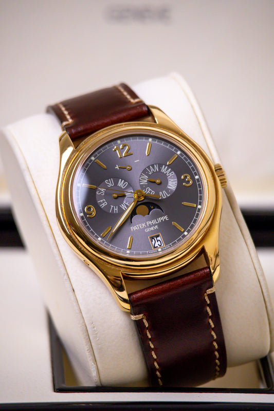Patek Philippe Annual Calendar Moonphase Grey dial Reference 5146J