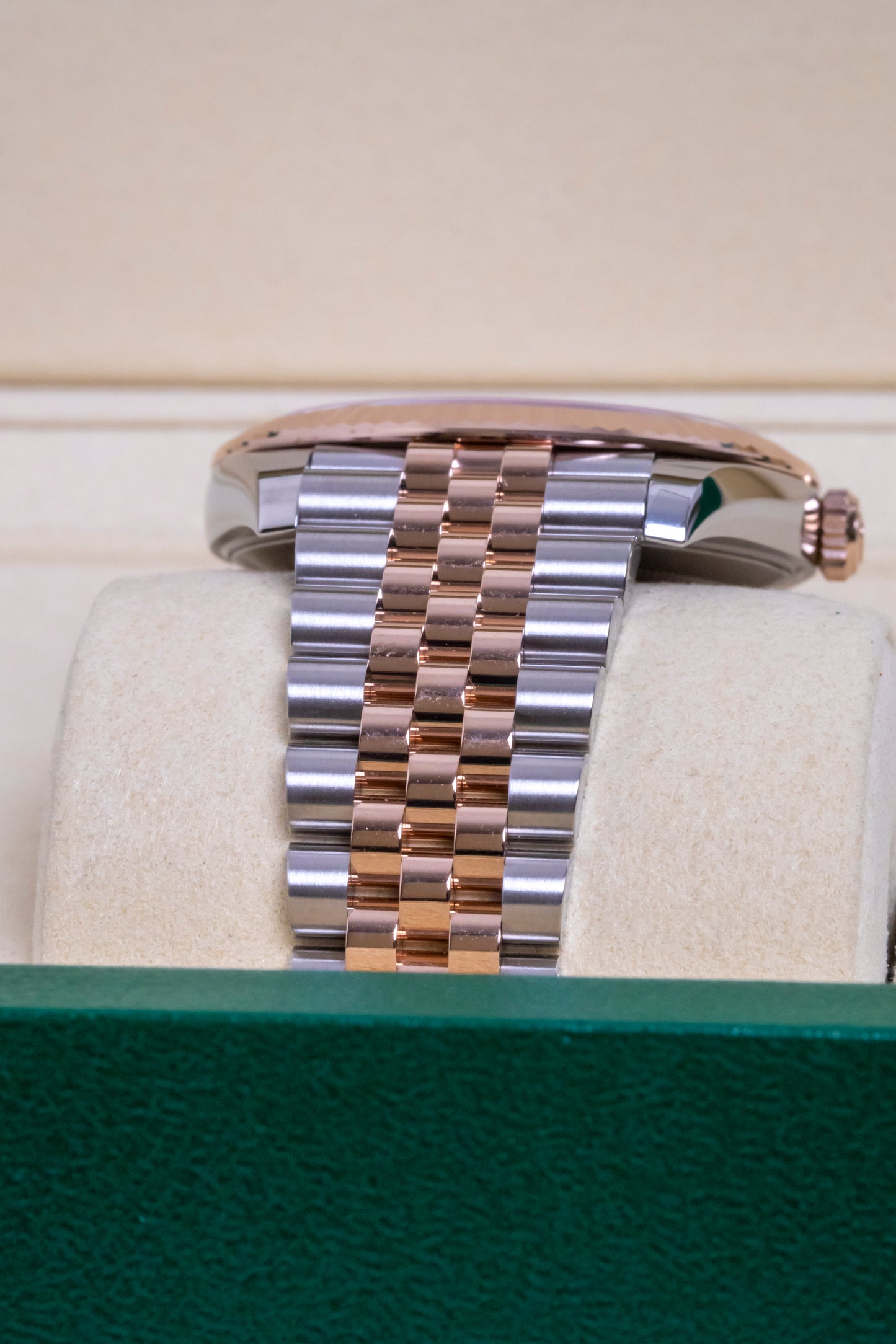 Rolex Datejust 41mm Two tones RG Chocolate Diamonds Dial Reference 126331