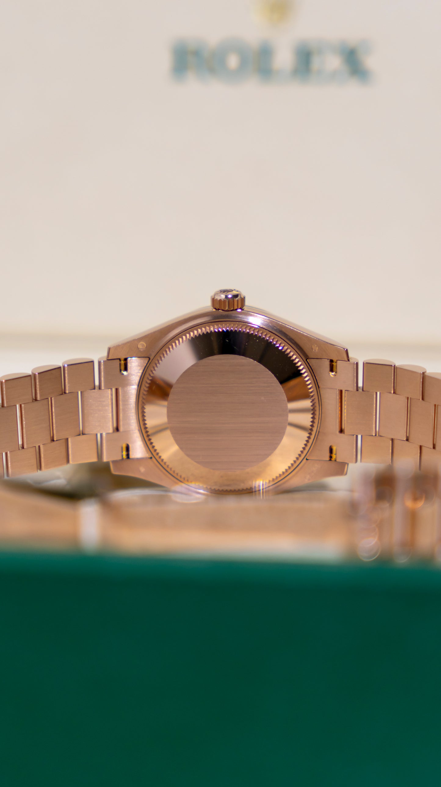 Rolex Datejust 31mm Everose Gold Presidential Mother of Pearl Dial Reference 278275