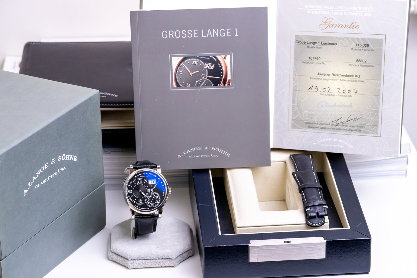A. Lange & Sohne Grand Lange 1 "Luminous" Reference 115.029