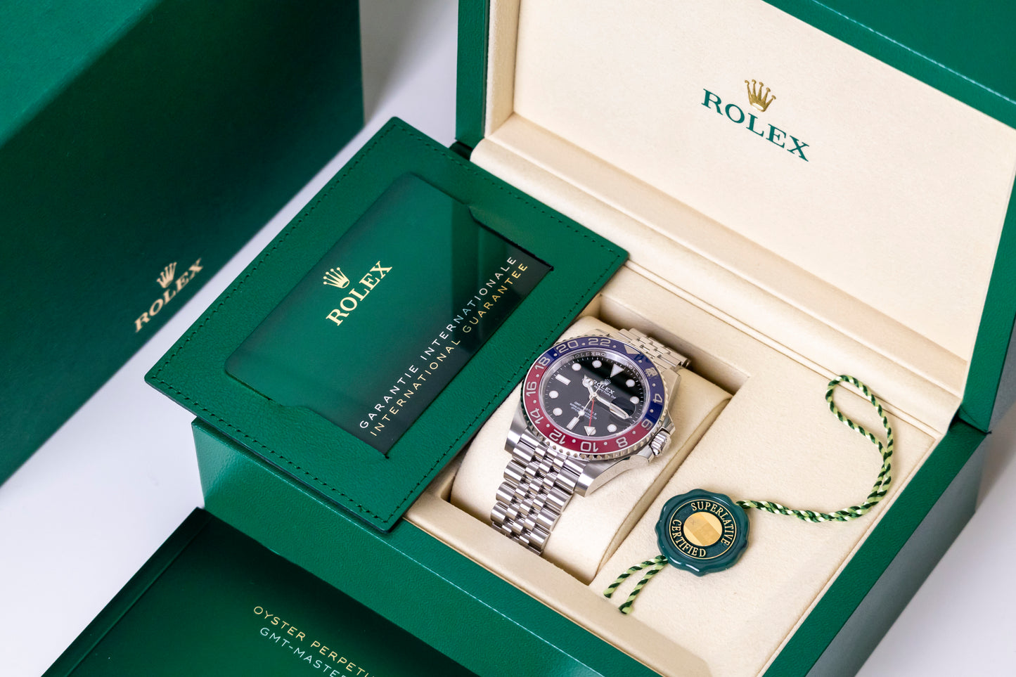 Rolex GMT Master II Pepsi Jubilee Reference 126710BLRO