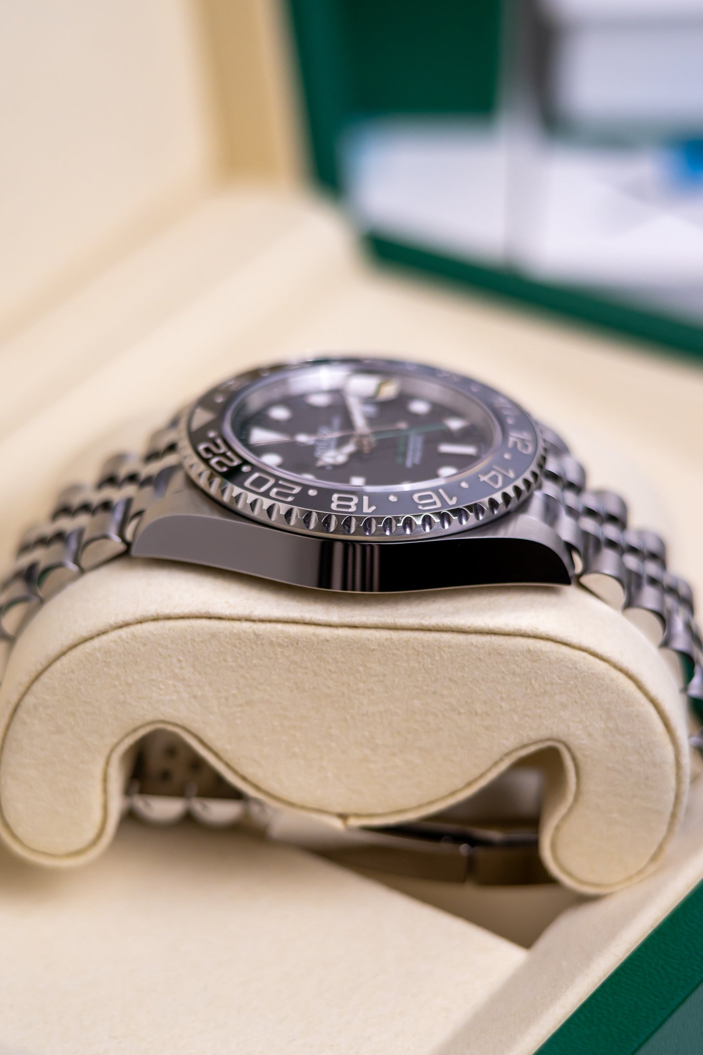 Rolex GMT Master II Bruce Wayne Jubilee Reference 126710GRNR