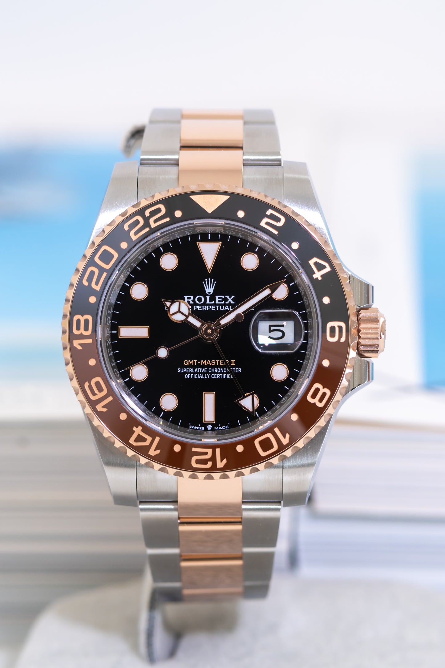 Rolex GMT Master II 2tones Rootbeer Reference 126711CHNR
