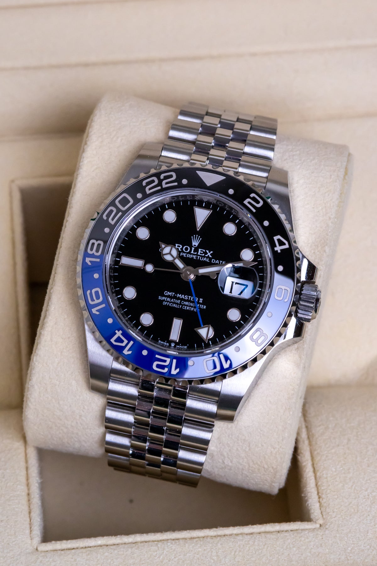 Rolex GMT Master II Batgirl Reference 126710BLNR