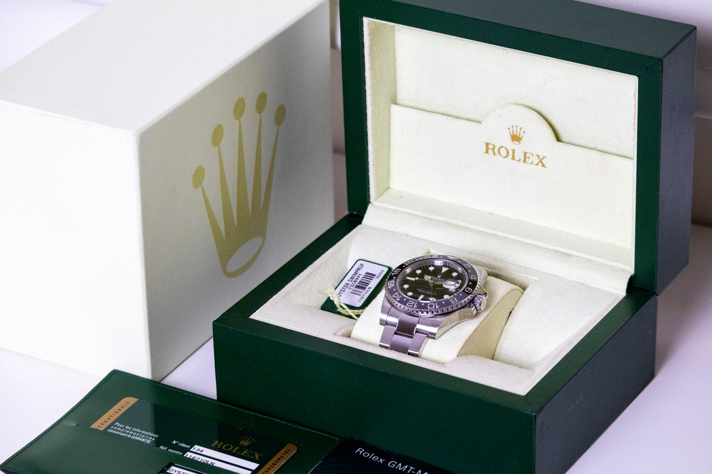 Rolex GMT Master II Green Arrow Reference 116710LN