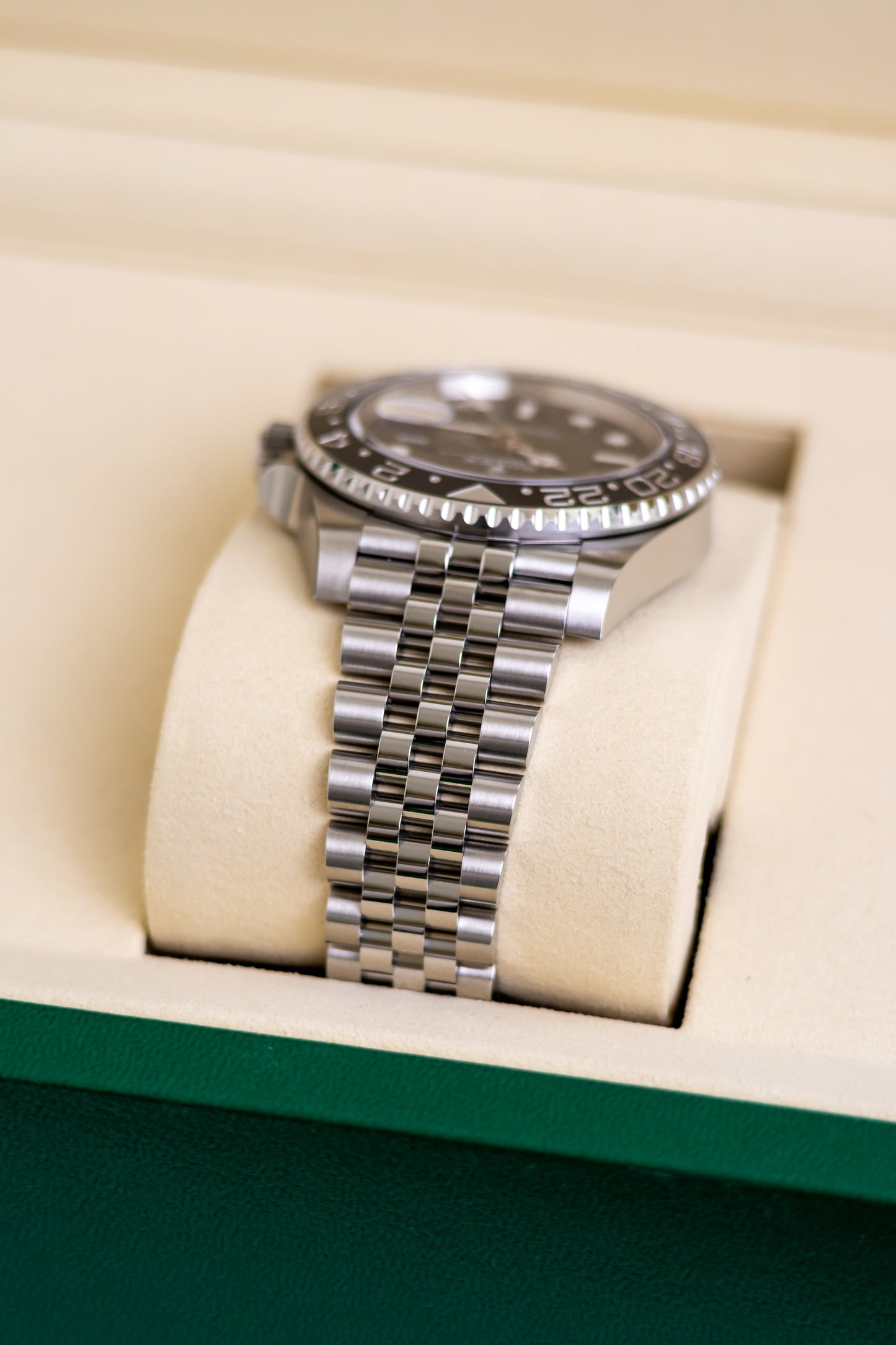 Rolex GMT Master II Bruce Wayne Jubilee Reference 126710GRNR