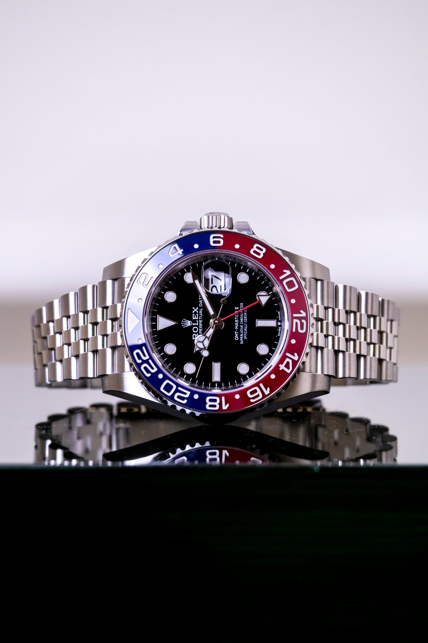 Rolex GMT Master II Pepsi Jubilee Reference 126710BLRO