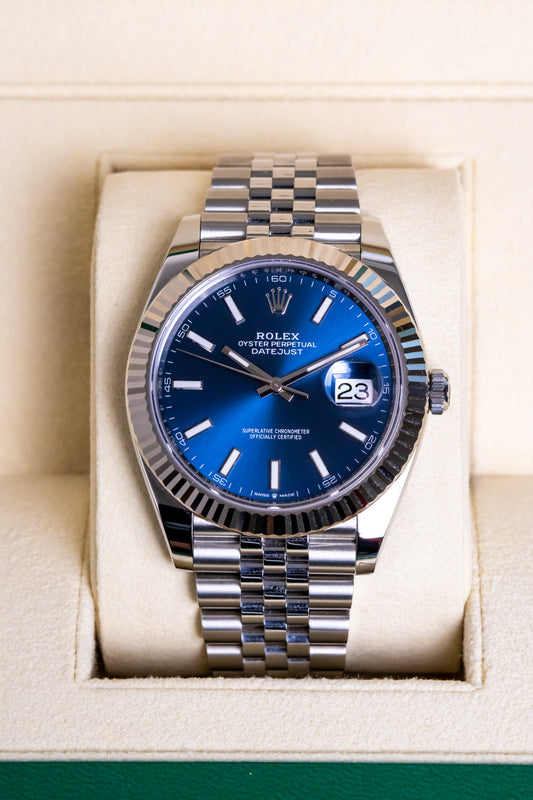 Rolex Datejust 41mm Blue Reference 126334