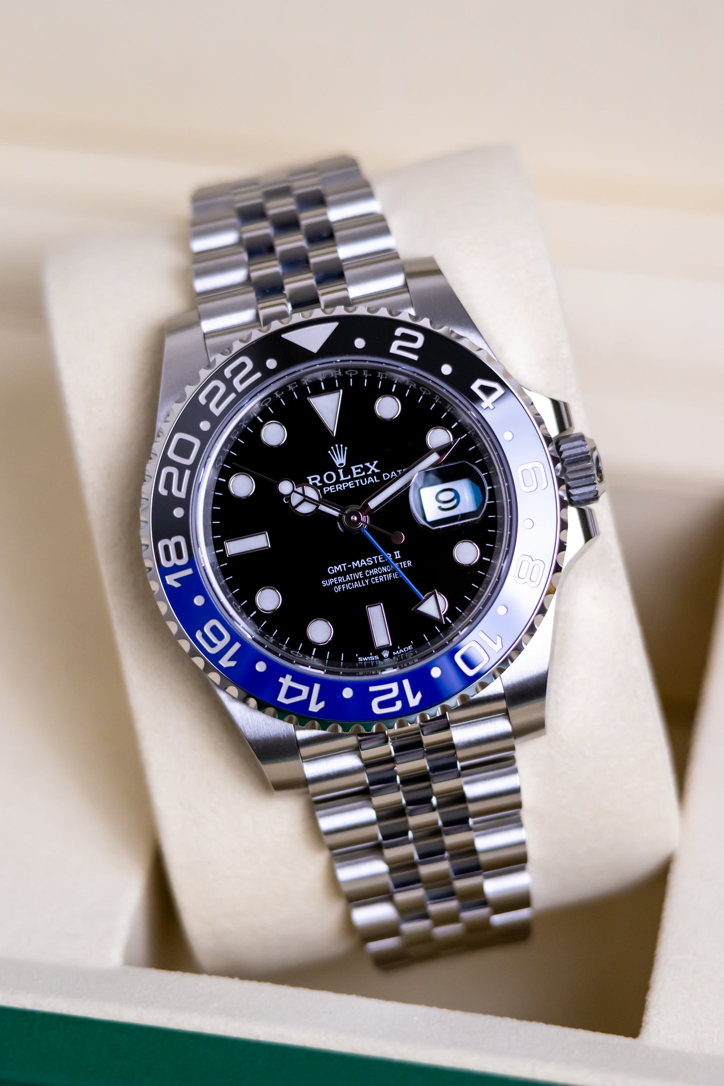 Rolex GMT Master II Batgirl Reference 126710BLNR