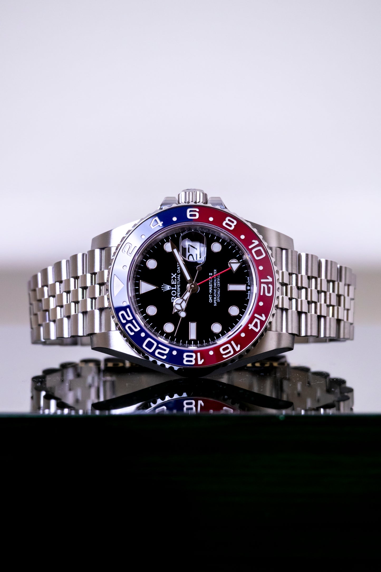 Rolex GMT Master II Pepsi Jubilee Reference 126710BLRO