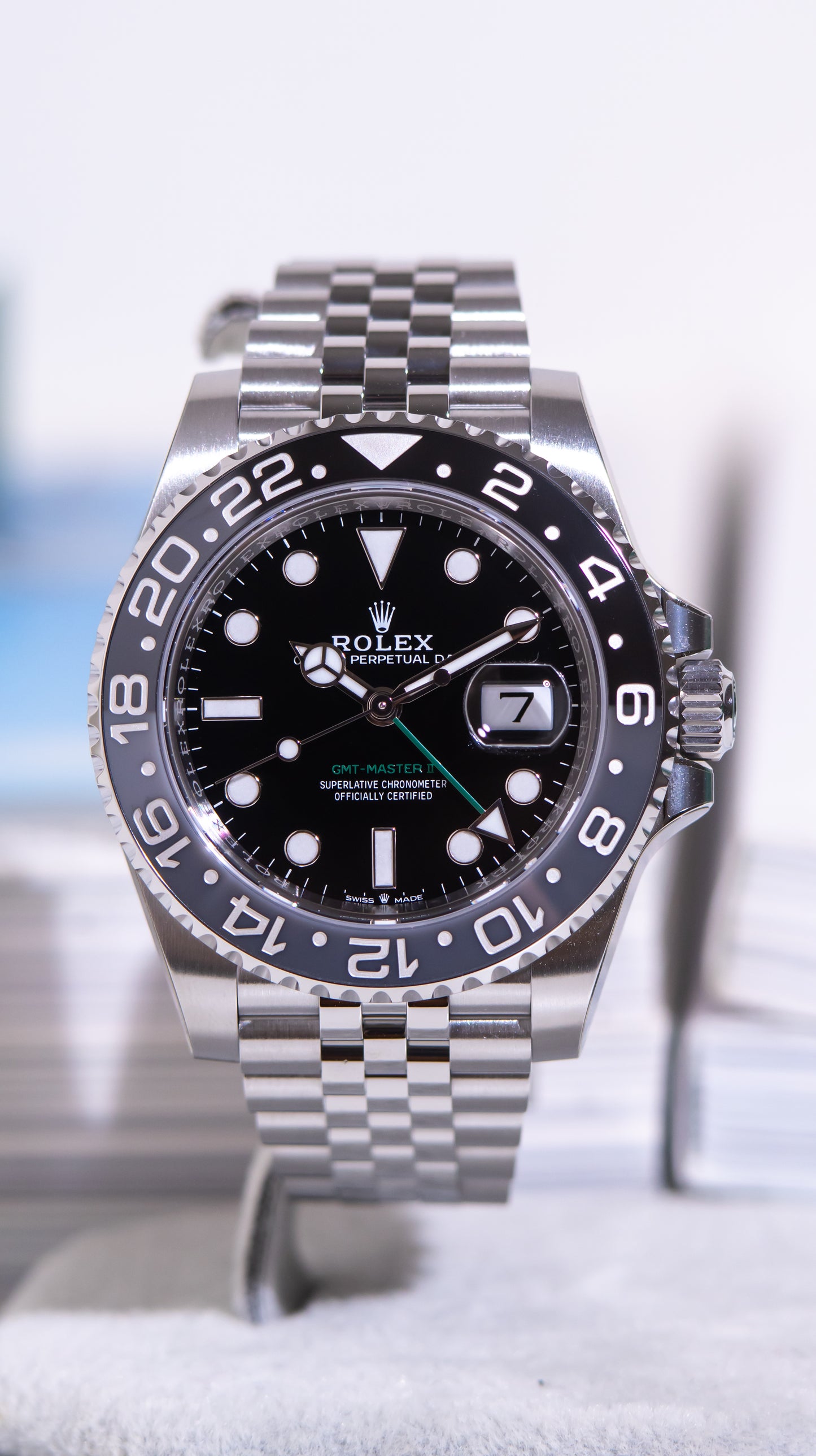 Rolex GMT Master II Bruce Wayne Reference 126710GRNR