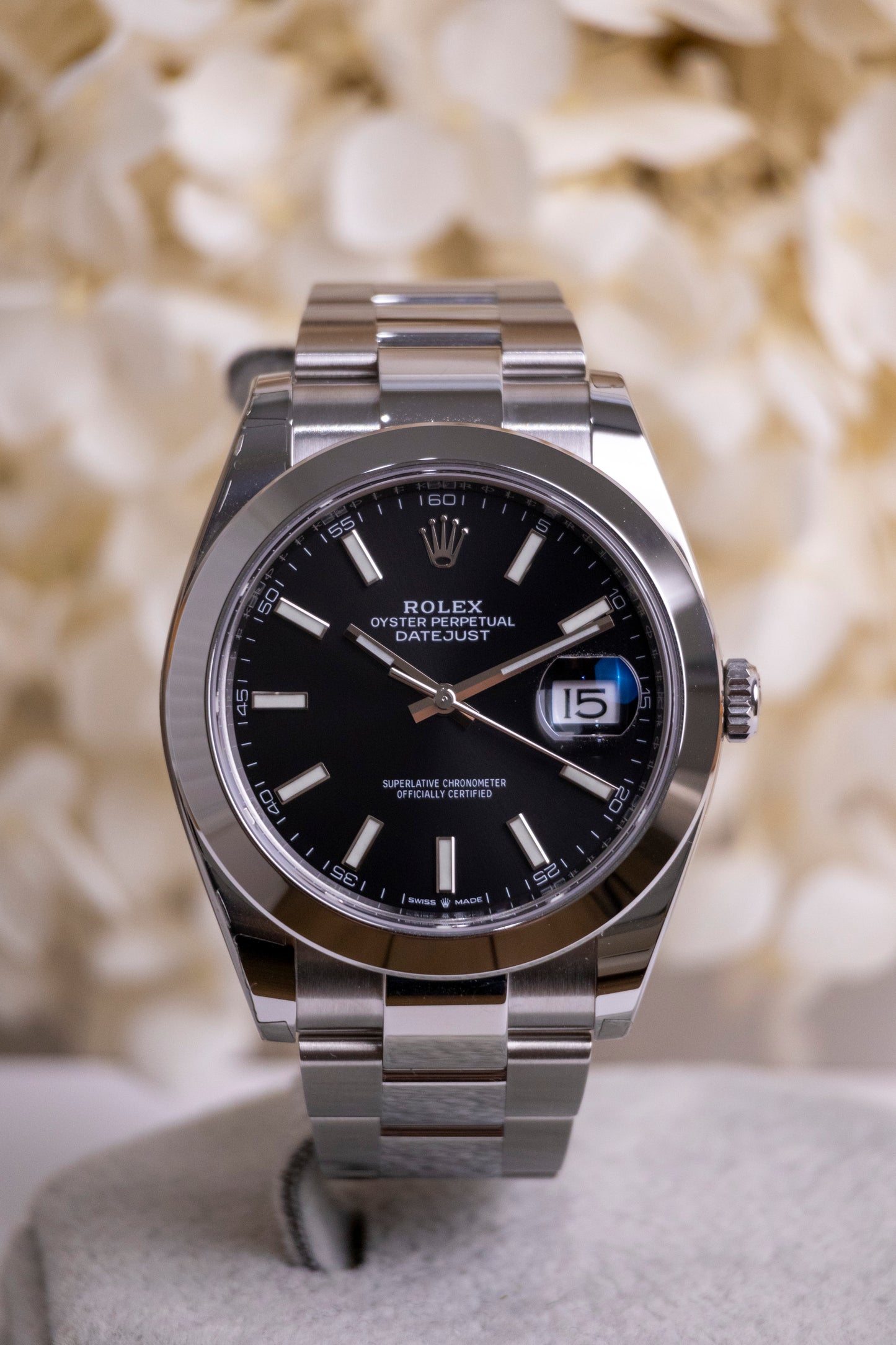 2022 Rolex Datejust 41mm Black dial Reference 126300