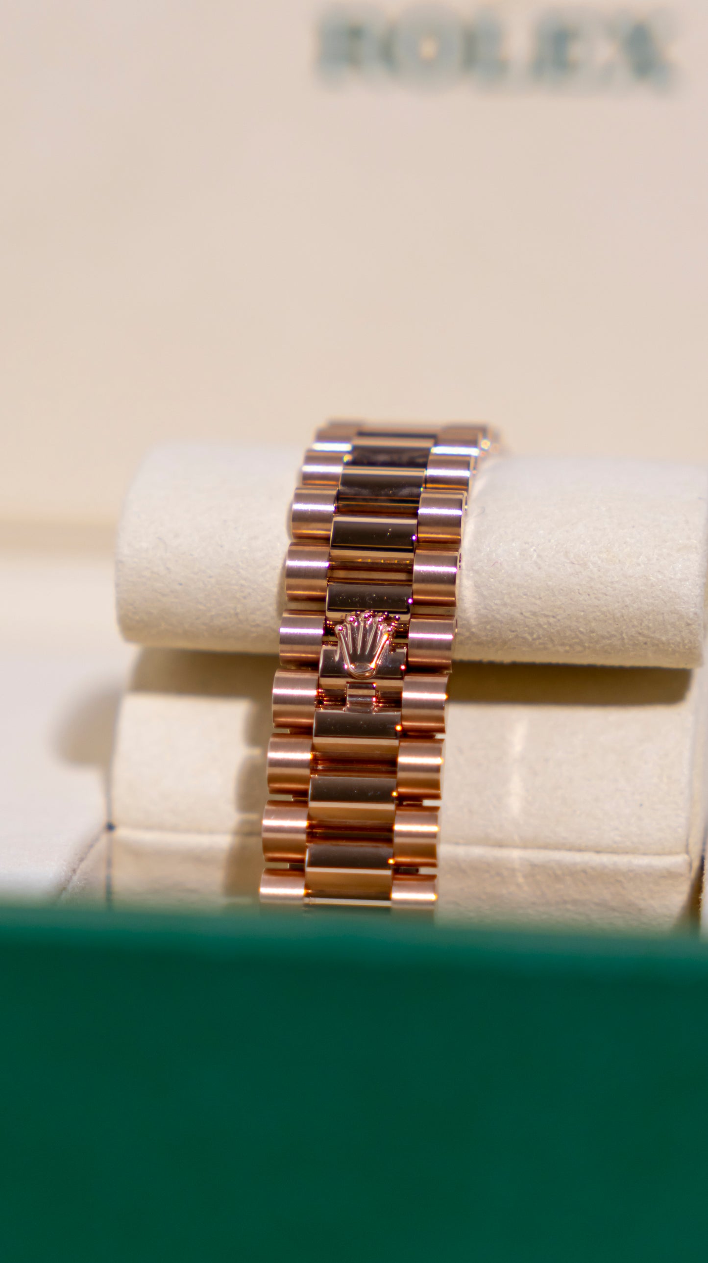 Rolex Datejust 31mm Everose Gold Presidential Mother of Pearl Dial Reference 278275