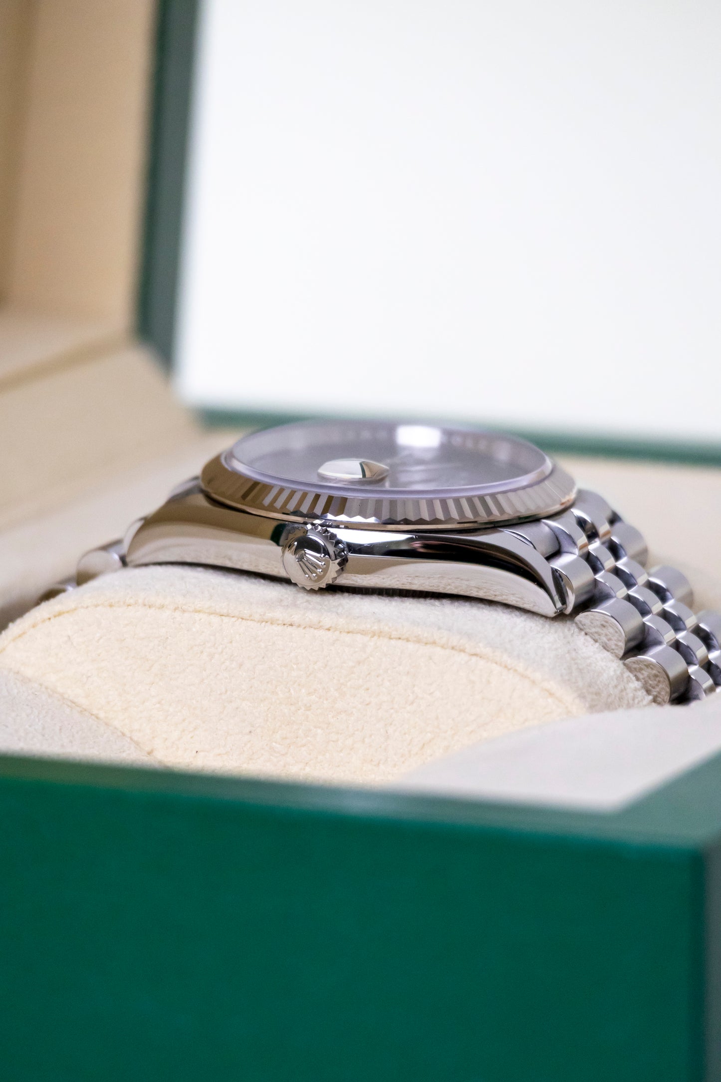 Rolex Datejust 36mm Wimbledon Fluted Jubilee Reference 126234