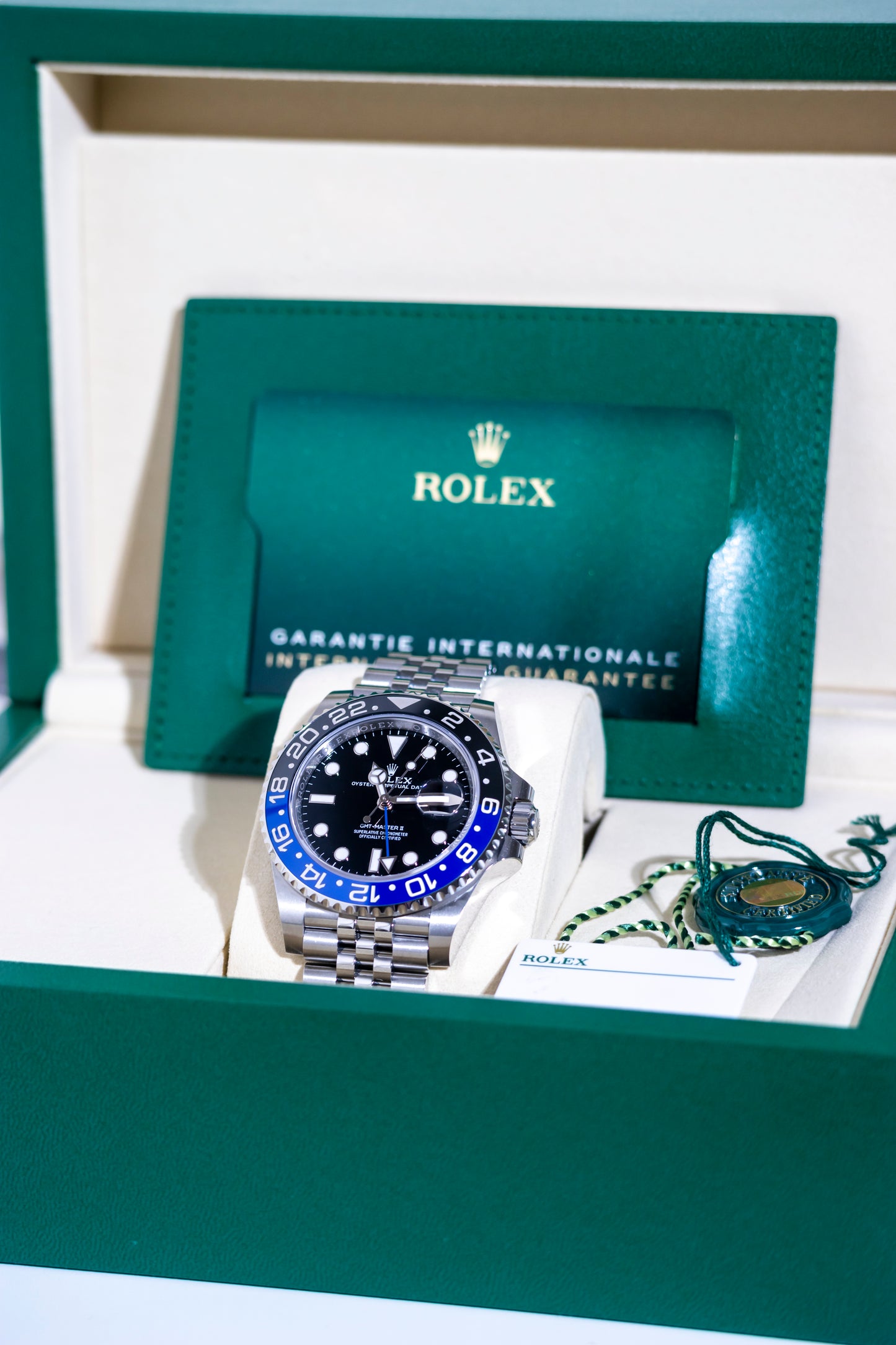Rolex GMT Master II Batgirl Reference 126710BLNR