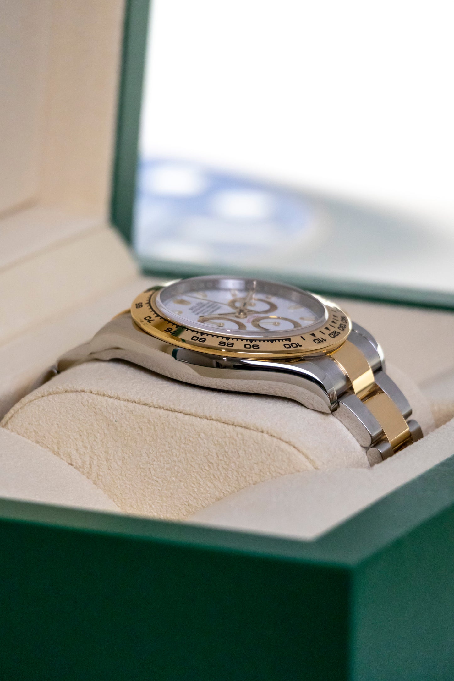 Rolex Cosmograph Daytona Two Tones White Dial Reference 126503