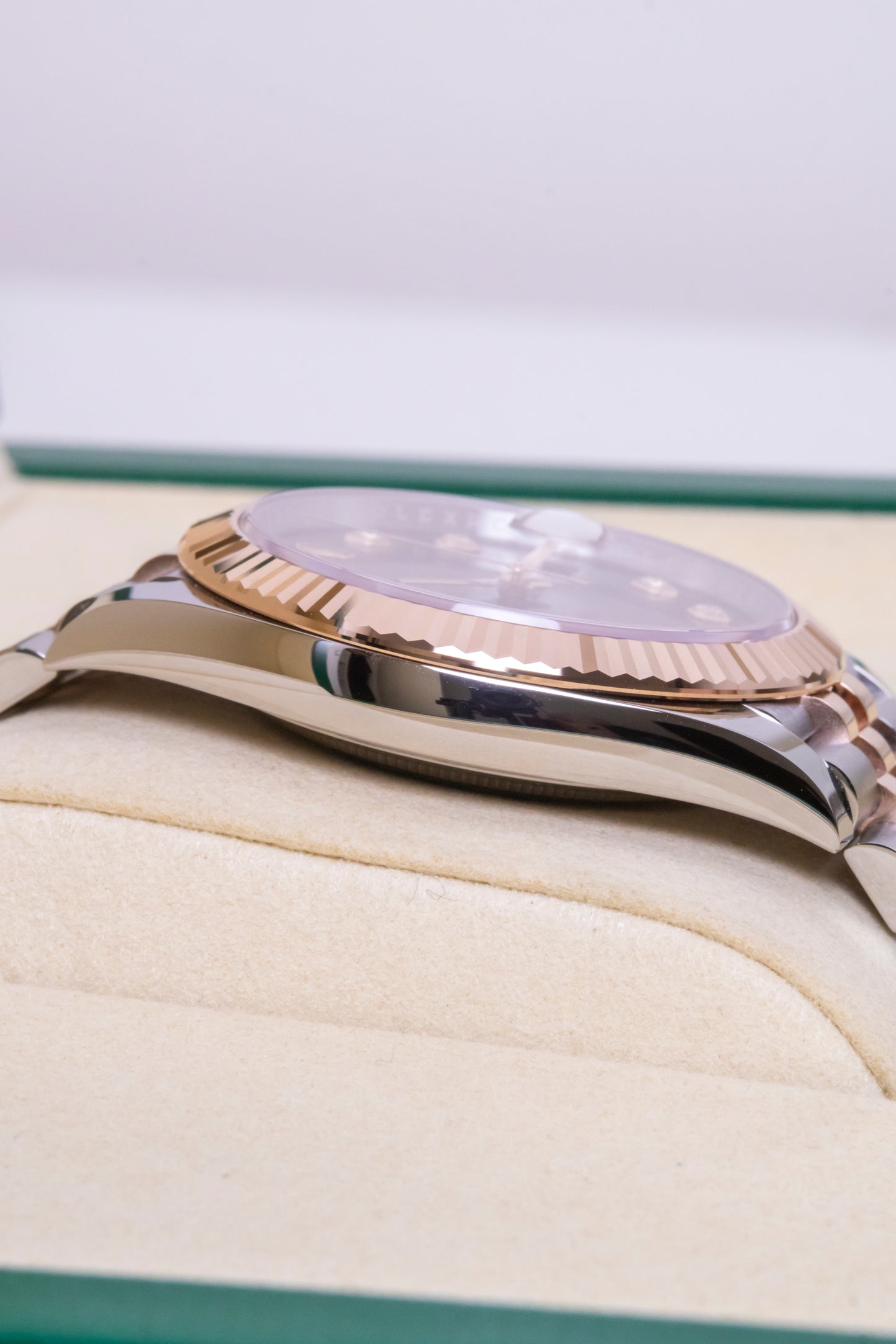 Rolex Datejust 41mm Two tones RG Chocolate Diamonds Dial Reference 126331