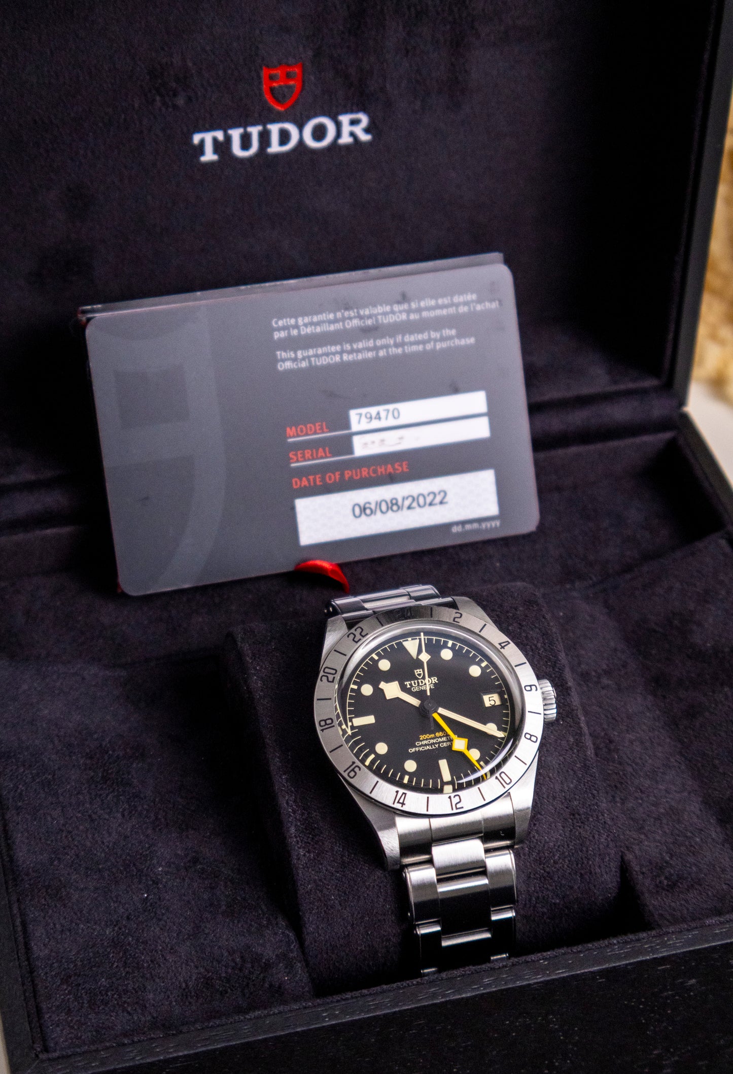 2022 Tudor Black Bay Pro Black dial Reference 79470