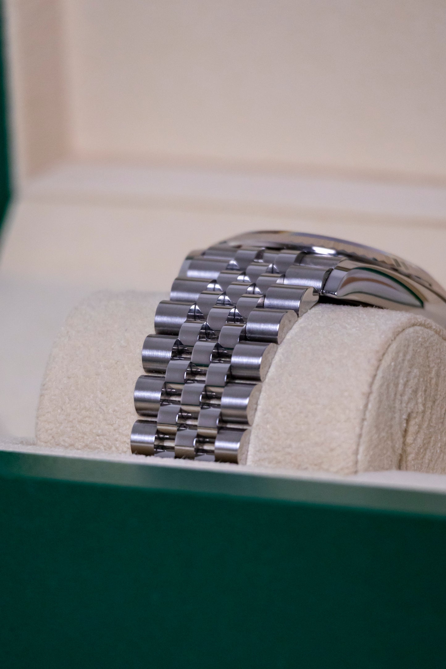 Rolex Datejust 36mm Discontinued Green Palm Motif dial Reference 126234