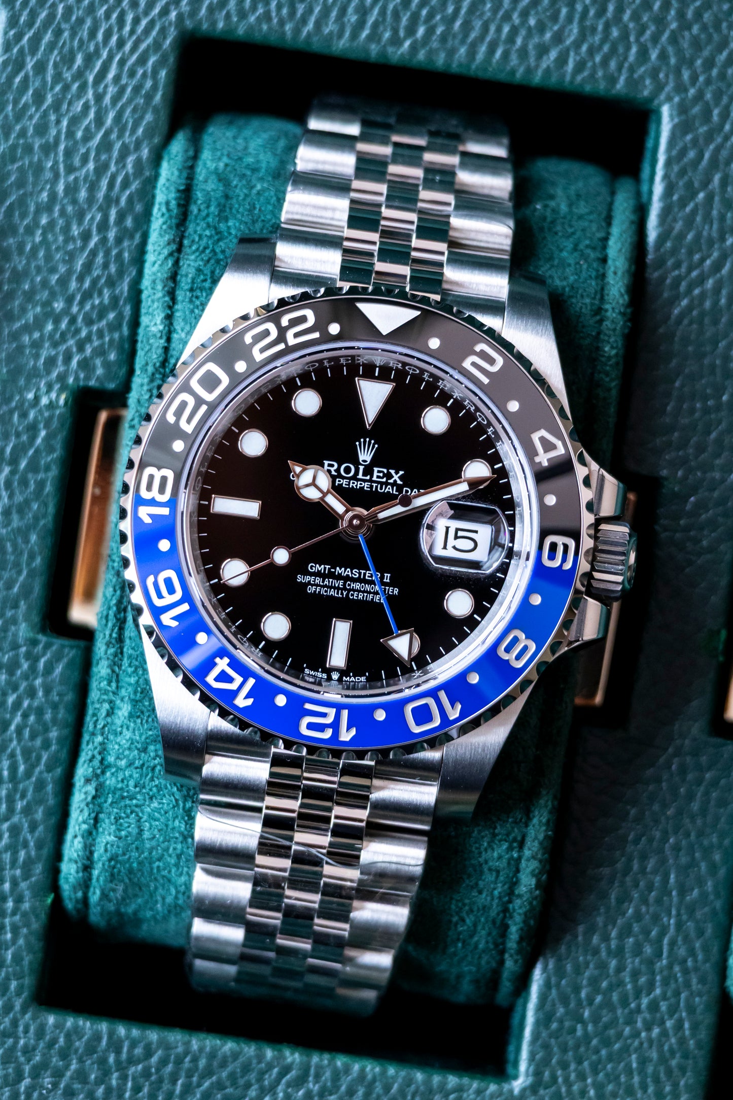 Rolex GMT Master II Batgirl Reference 126710BLNR