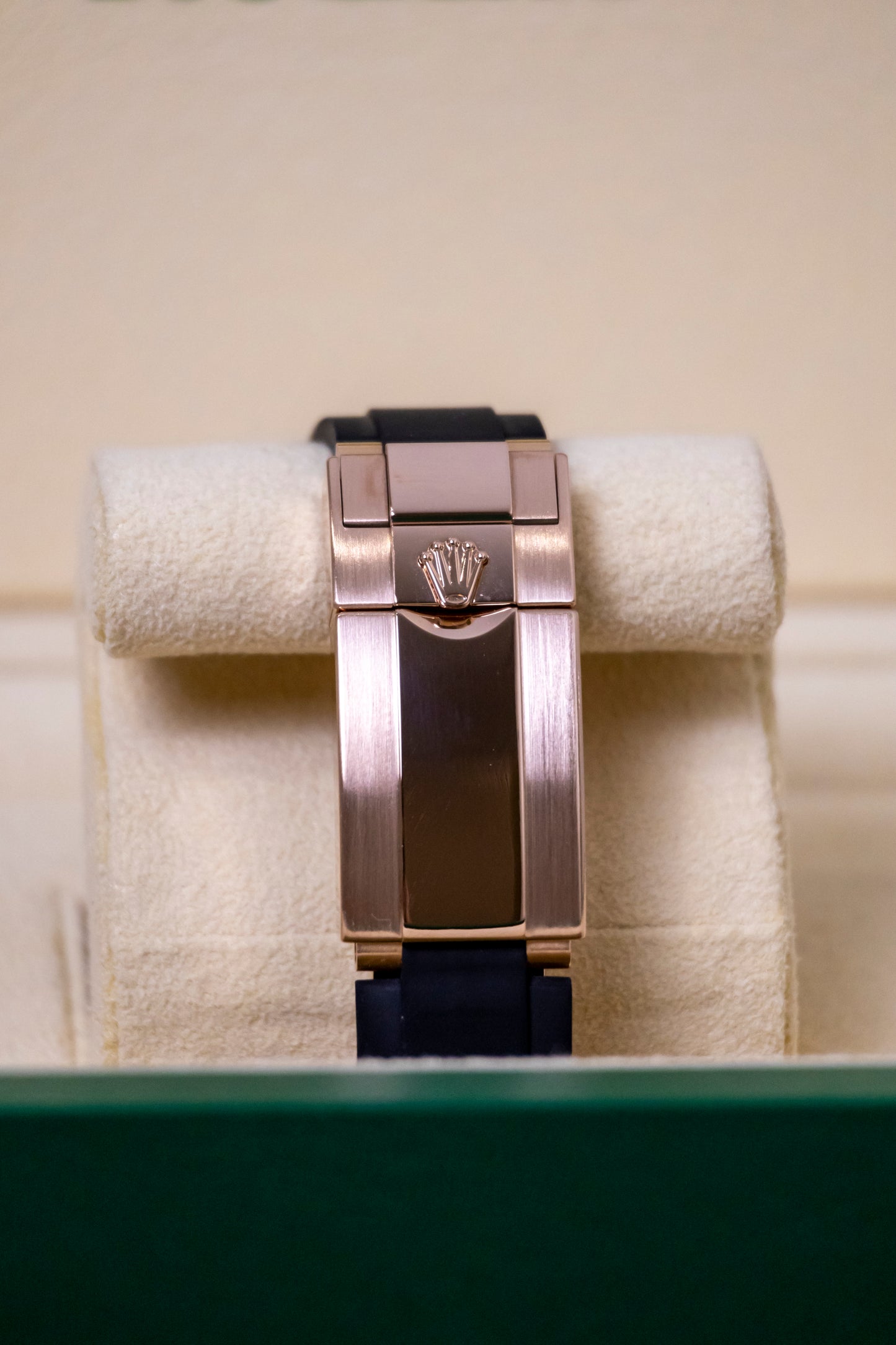 Rolex Daytona Rose Gold Chocolate Dial Oysterflex Reference 116515