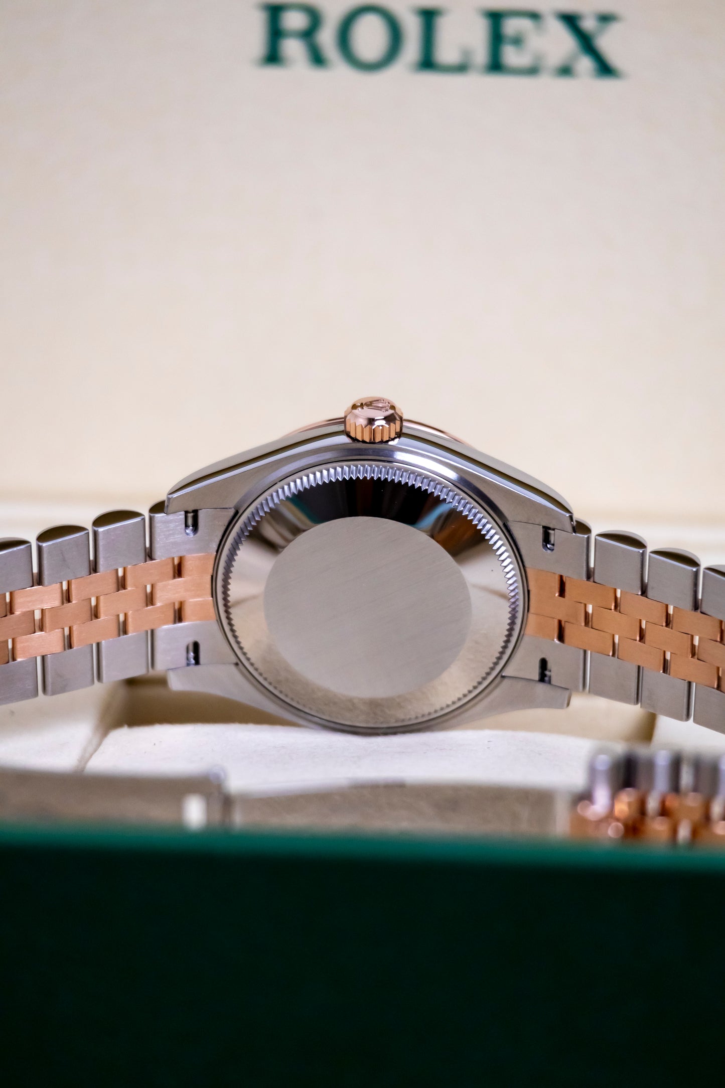 Rolex Datejust 31mm Two tones RG Chocolate Dial Reference 278271