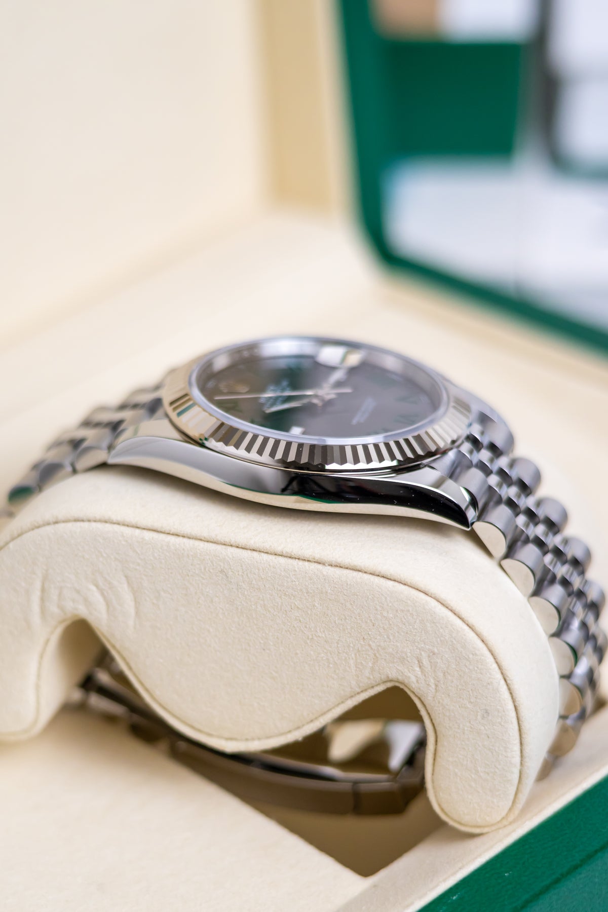Rolex Datejust 41mm Wimbledon Fluted Jubilee Reference 126334