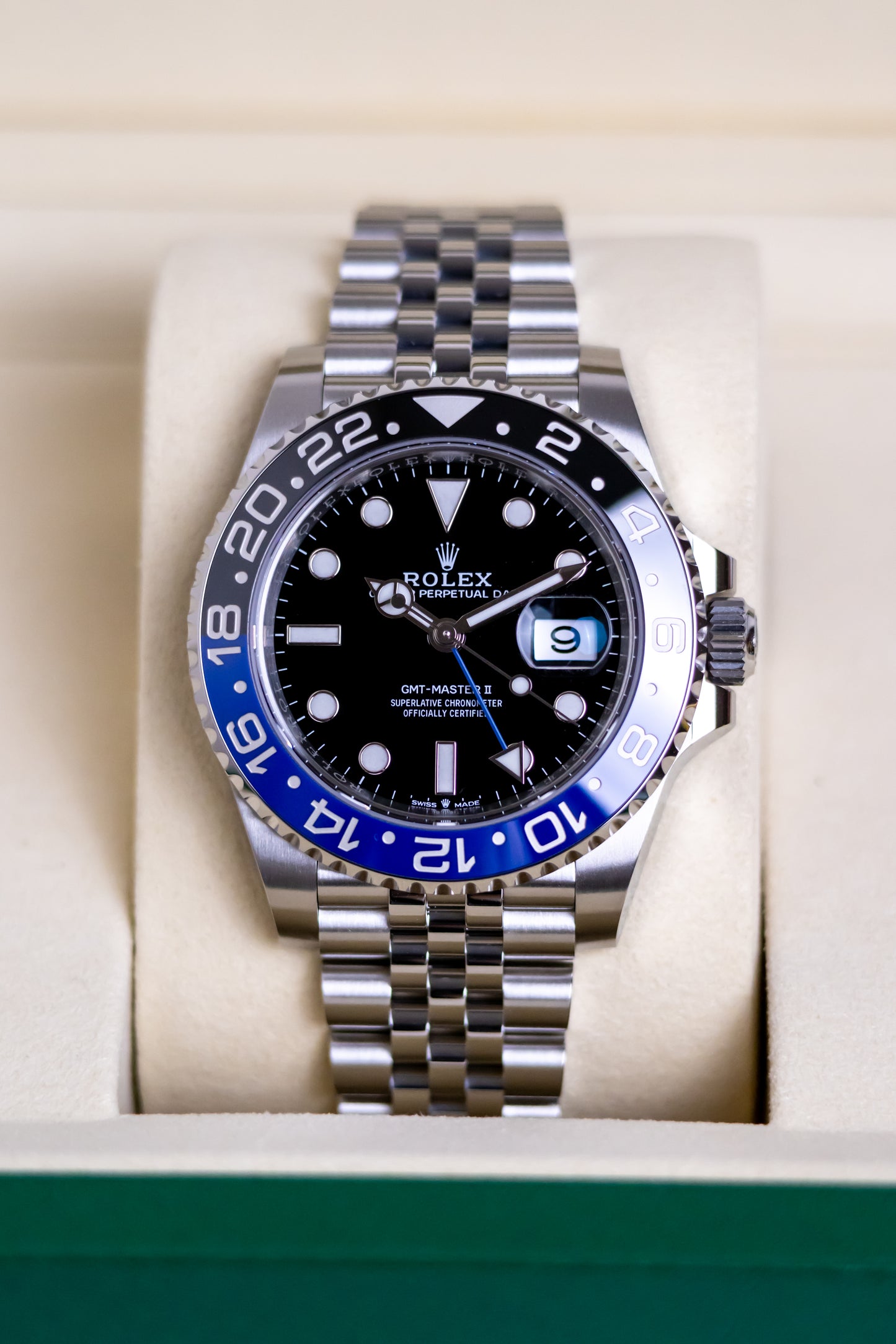 Rolex GMT Master II Batgirl Reference 126710BLNR