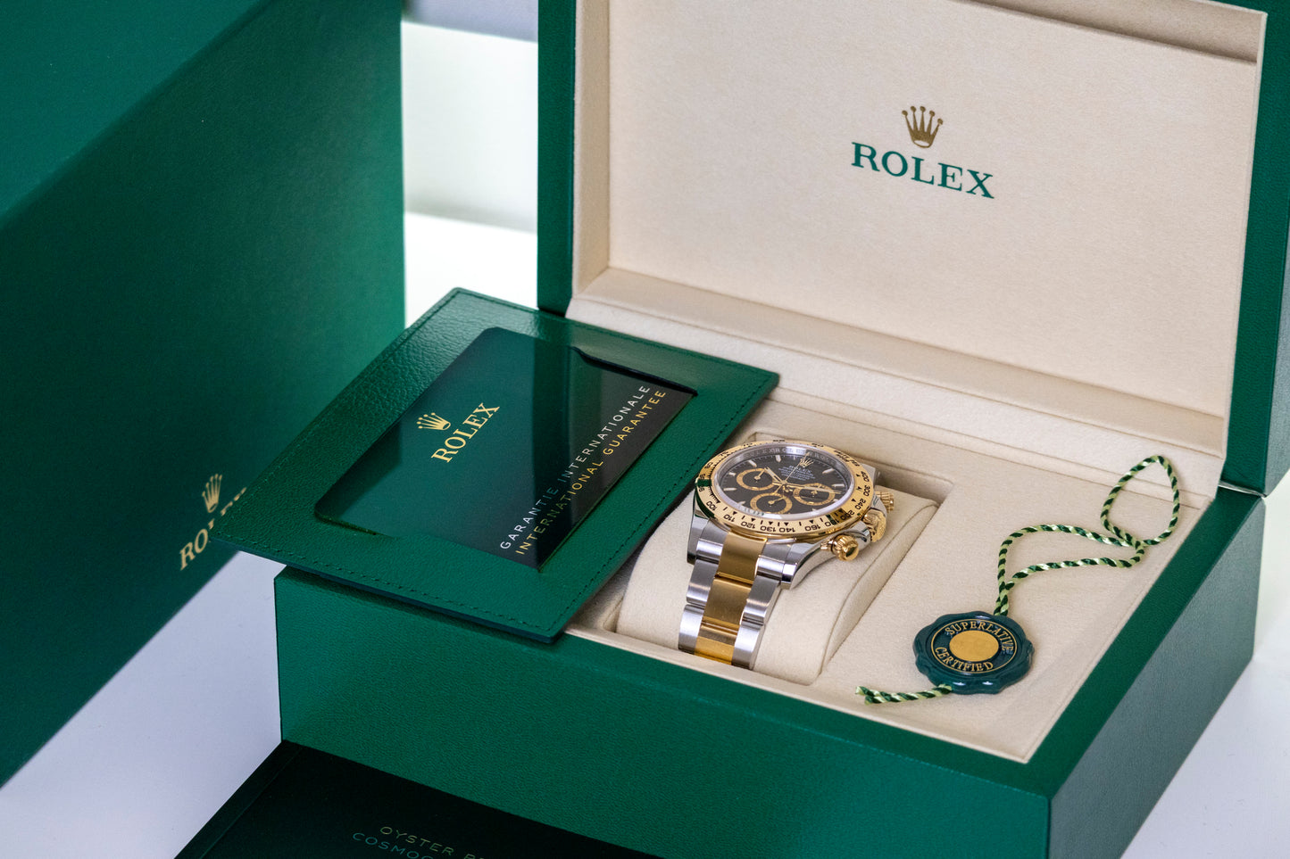 Rolex Cosmograph Daytona Two Tones Black Dial Reference 126503