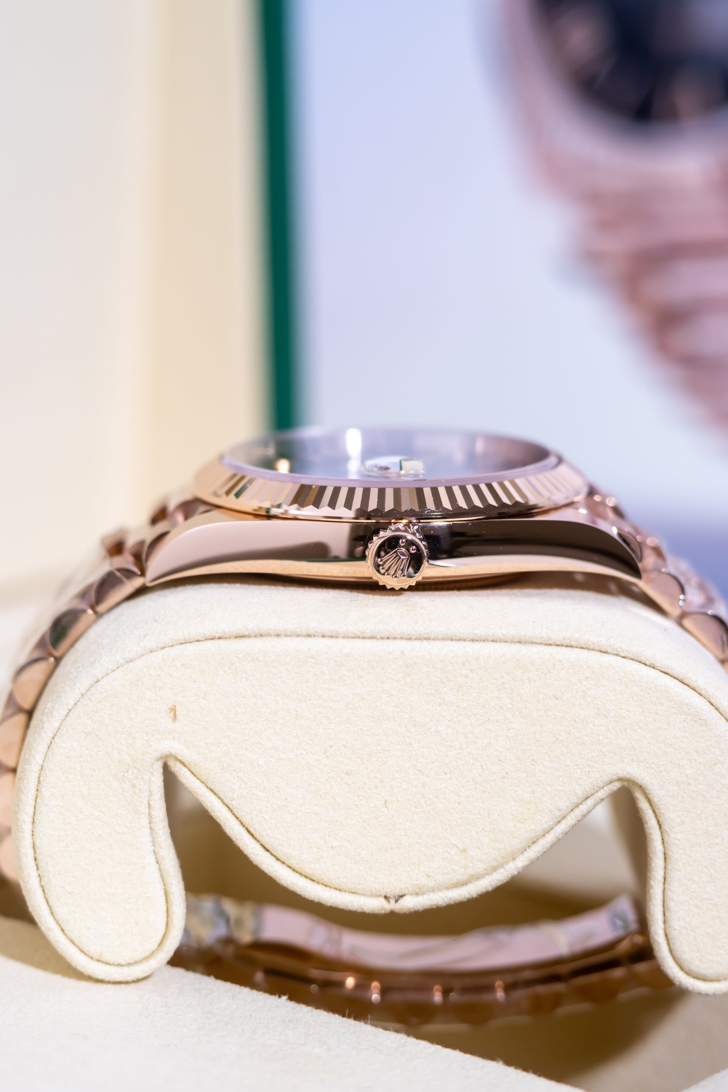 Rolex Day Date 40mm Rose Gold Slate Ombre Reference 228235