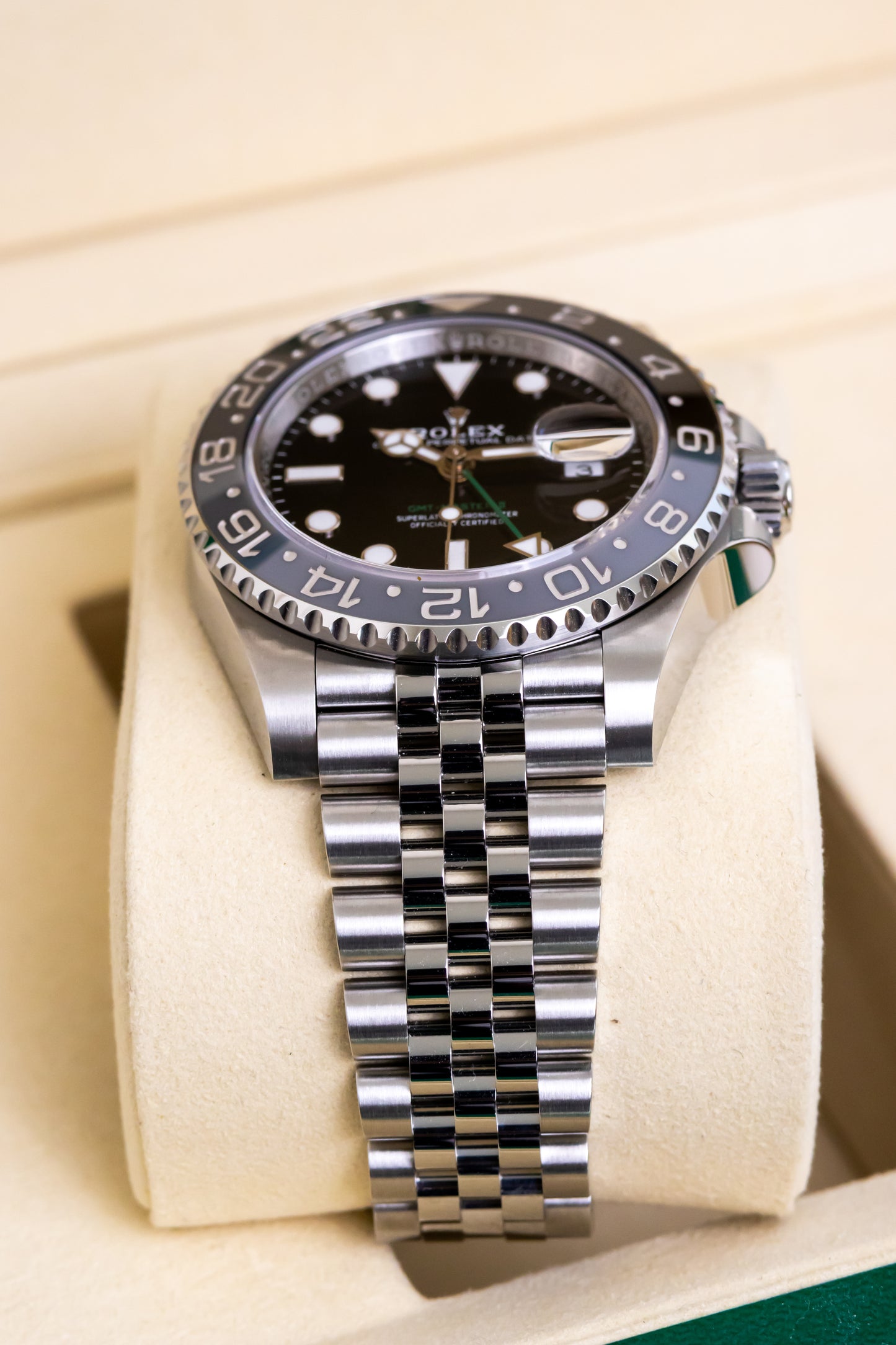 Rolex GMT Master II Bruce Wayne Jubilee Reference 126710GRNR